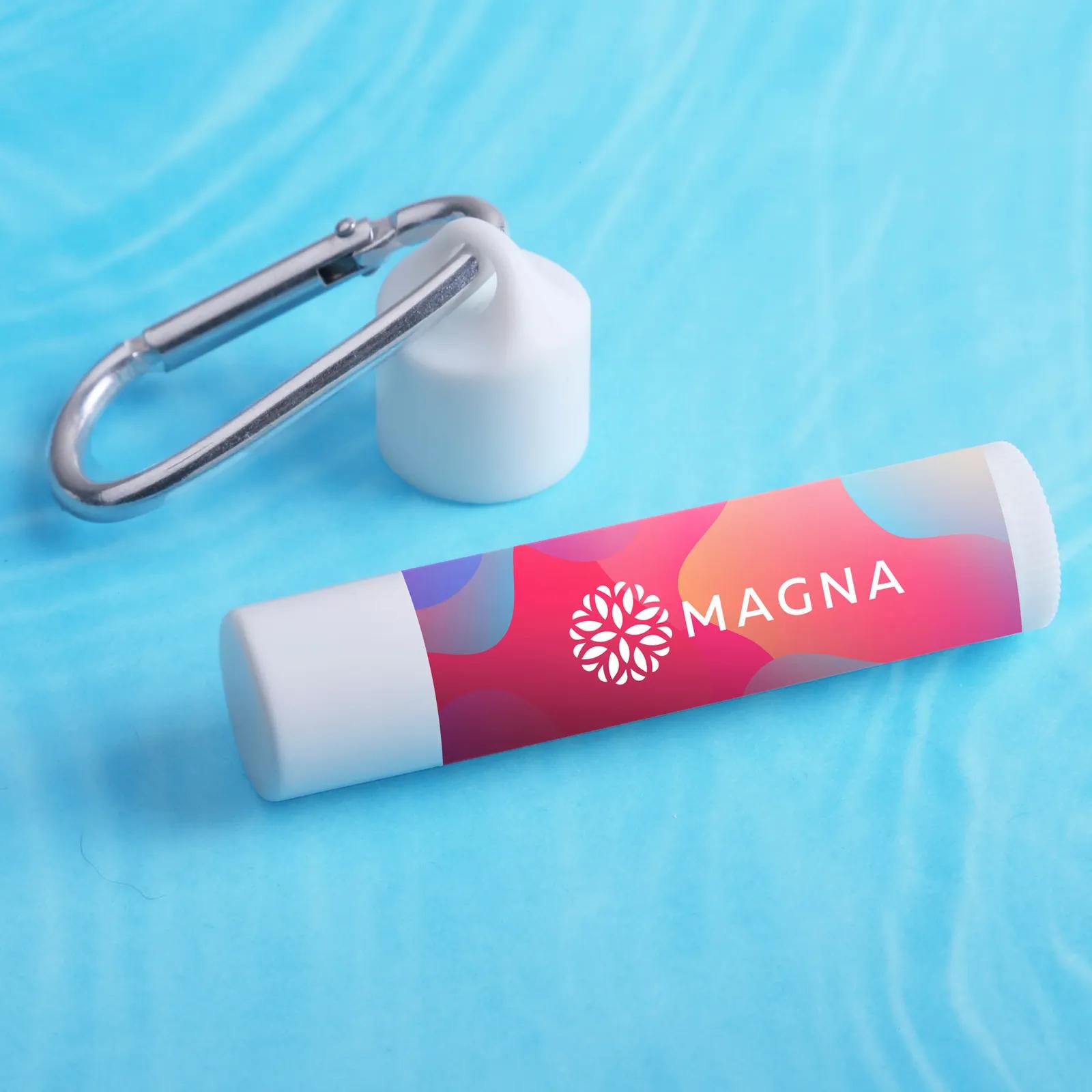 Lip Moisturizer Carabiner Kit Natural Beeswax - 4.6 x 0.75 in - product view 2