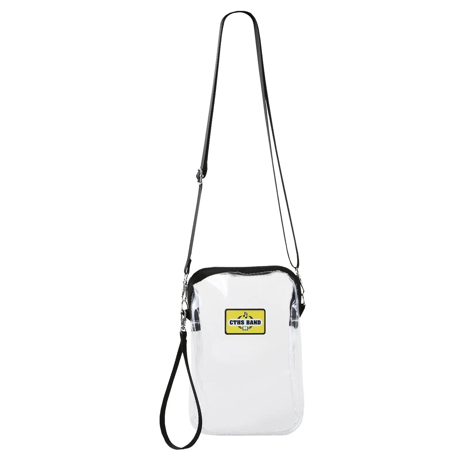Clear Crossbody Bag Stadium Approved PVC - 6 x 9 in - product view 6