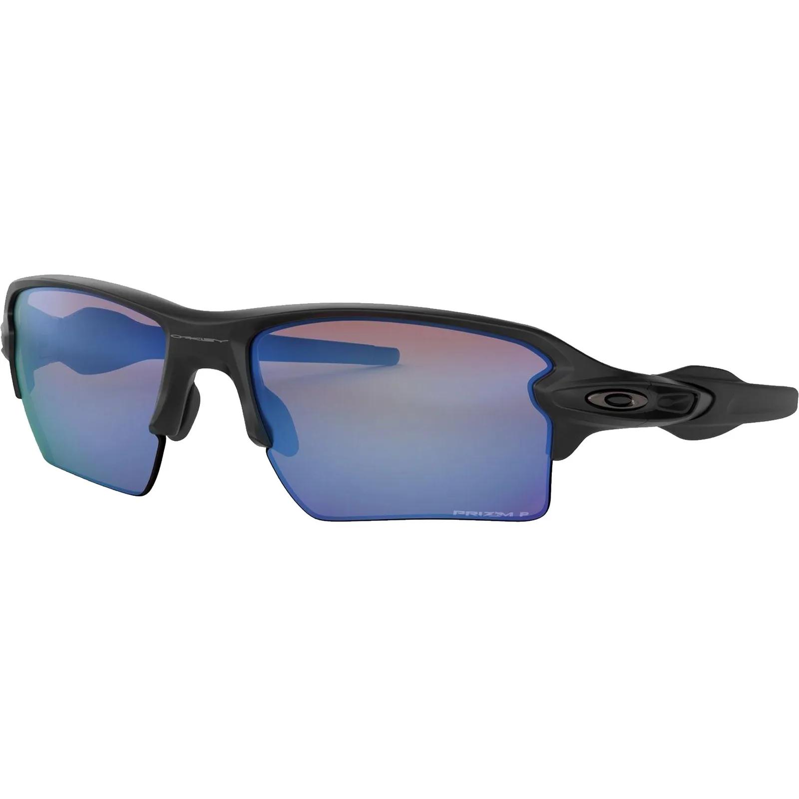 Sunglasses Flak 2.0 XL Matte Black Deep Water - 7 x 5 in