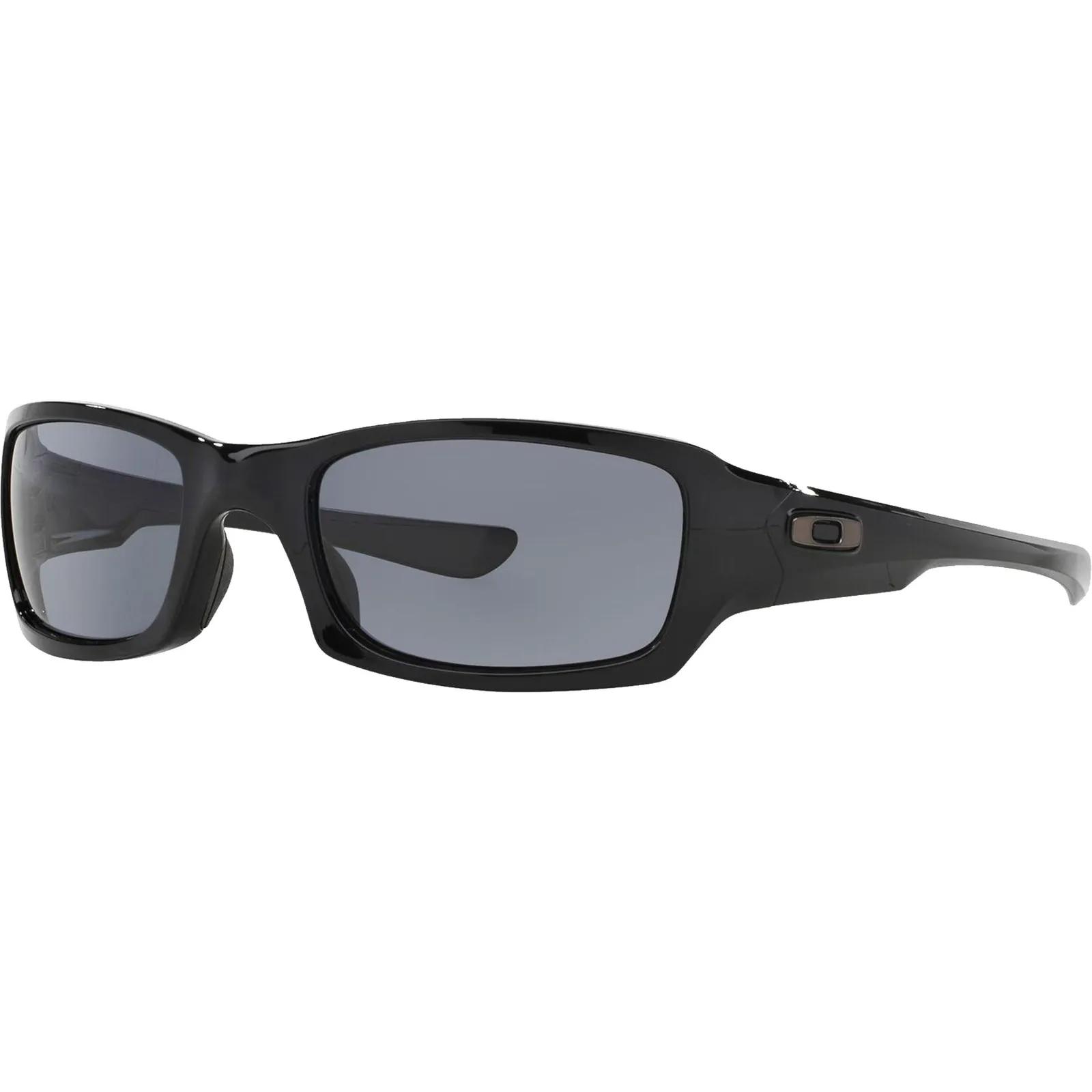 Sunglasses Fives Squared Polished Black Gray - 7 x 5 in
