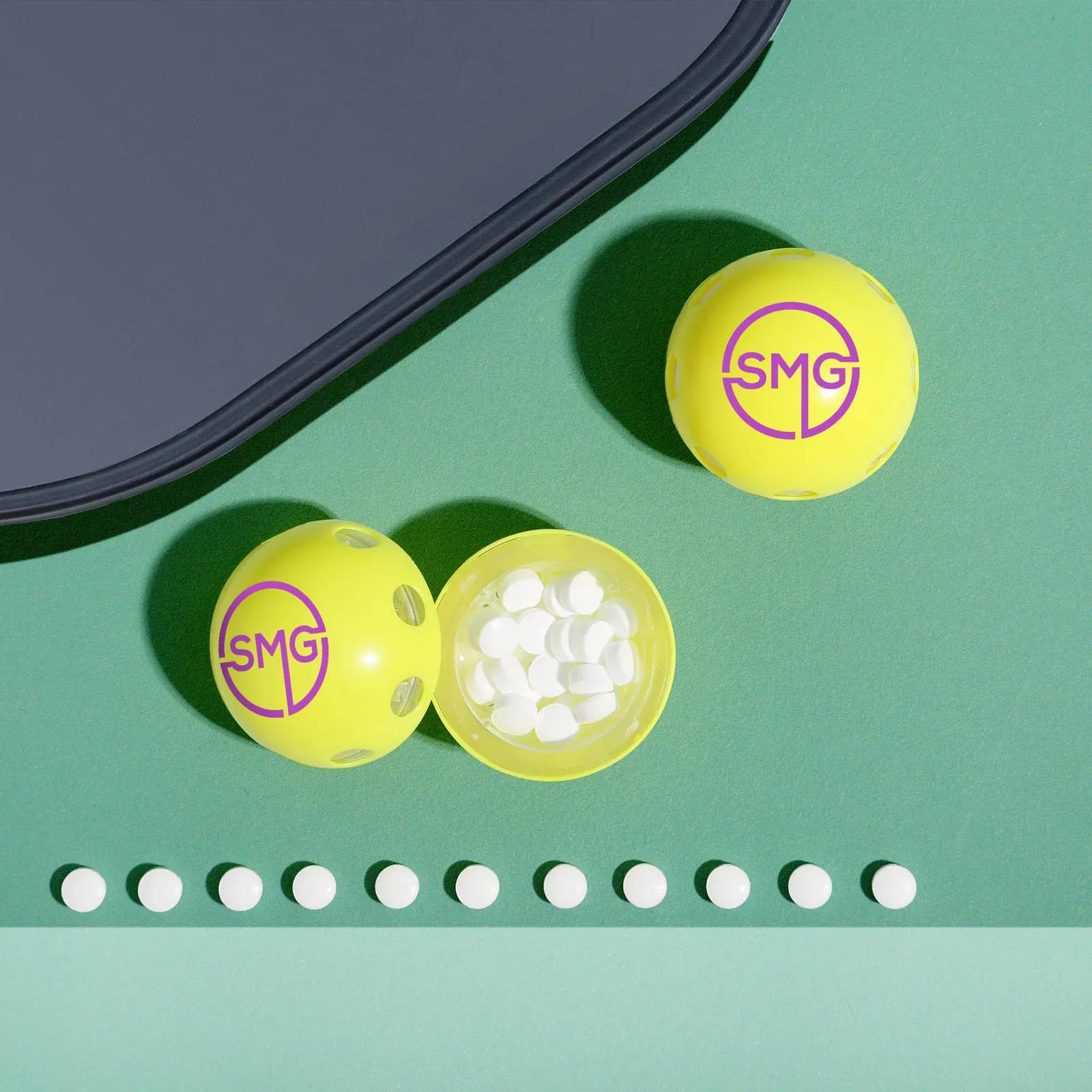 Pickleball Mint Container Sugar-Free Peppermints - 1.5 in