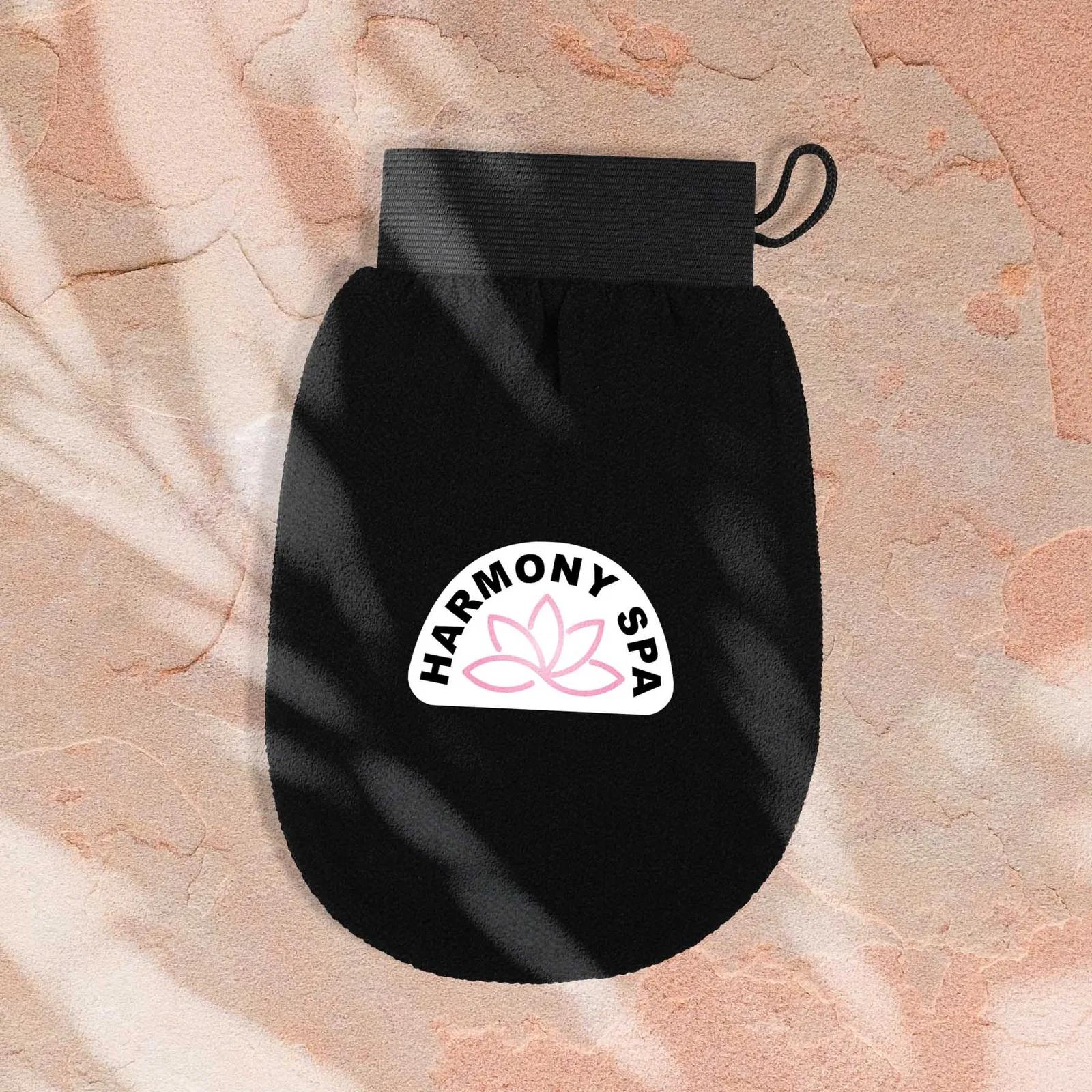 Exfoliating Mitt Elastic Wristband - 5.5 x 8.25 in - product view 2