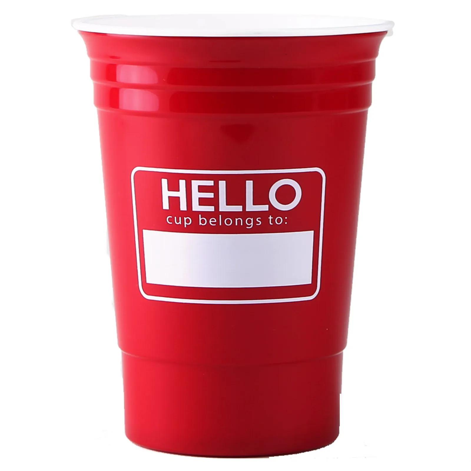 Insulated Cup Double Wall Plastic - 16 oz - product view 2