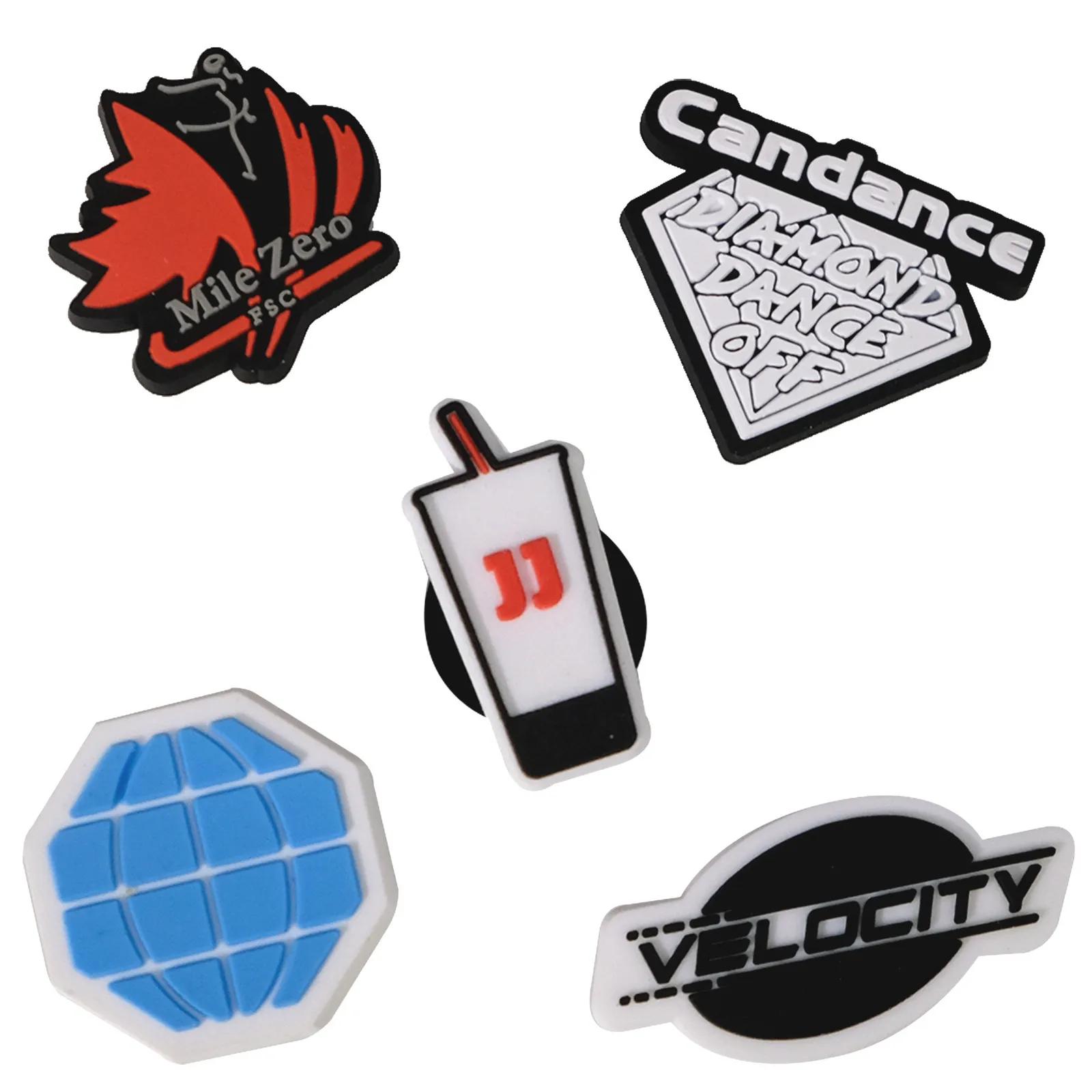 Shoe Charm PVC Custom 4-Color Design - 1 in - product view 6