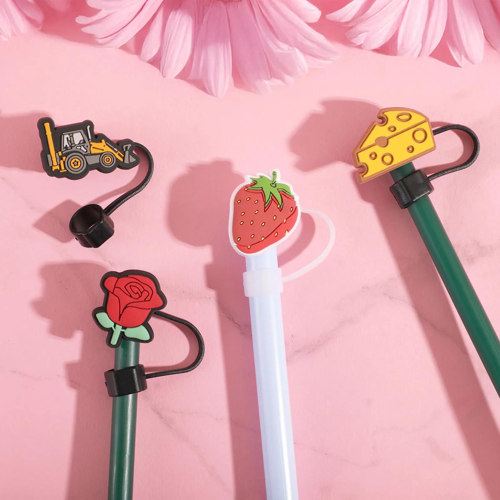 Straw Topper PVC Soft-Touch Reusable - 1 in - product view 2