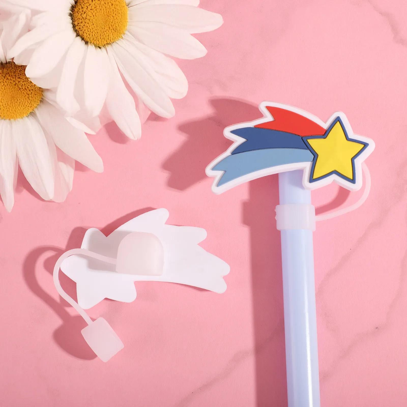 Straw Topper PVC Soft-Touch Reusable - 2 in - product view 2