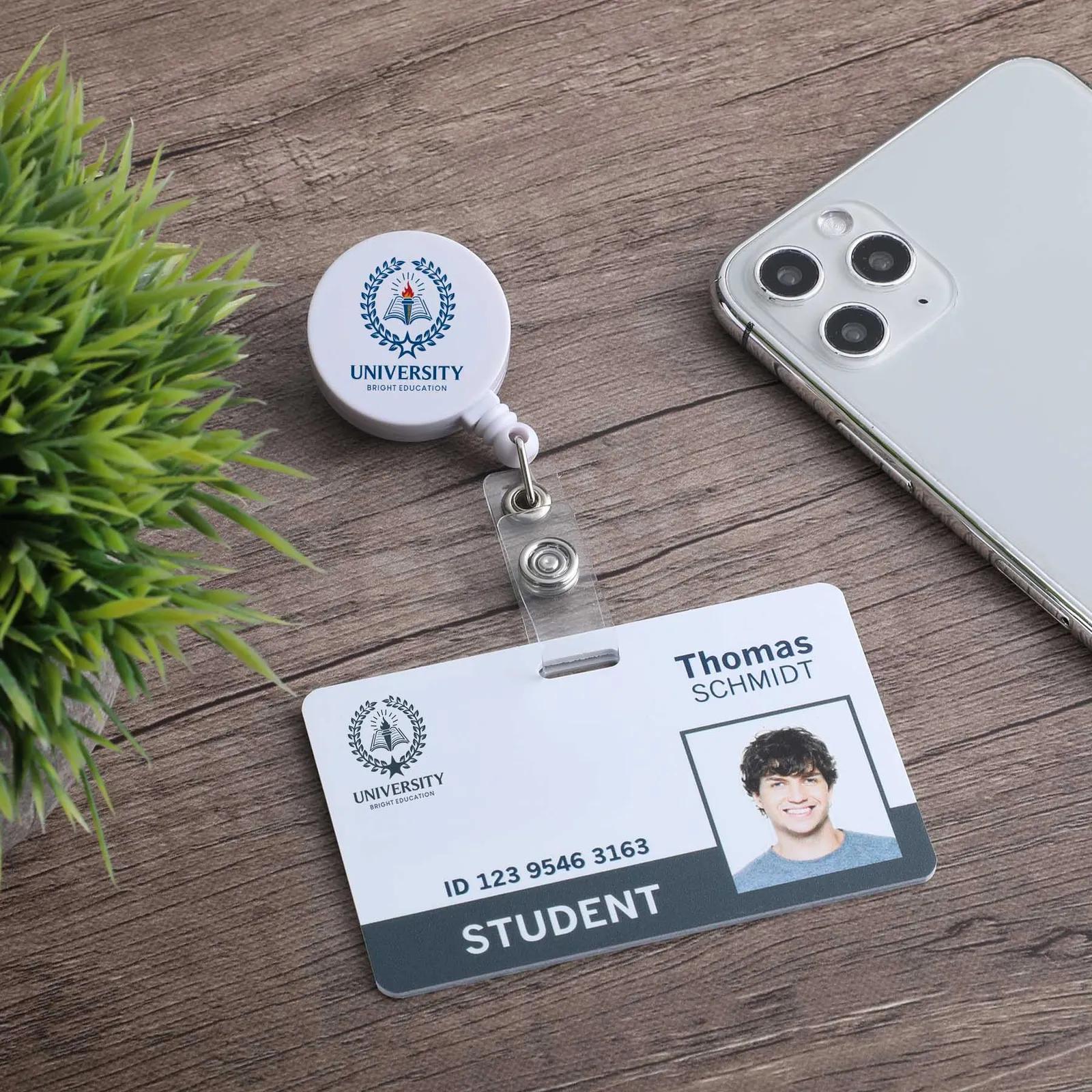 Badge Reel Round Retractable Swivel Clip - 28 in Cord - product view 2