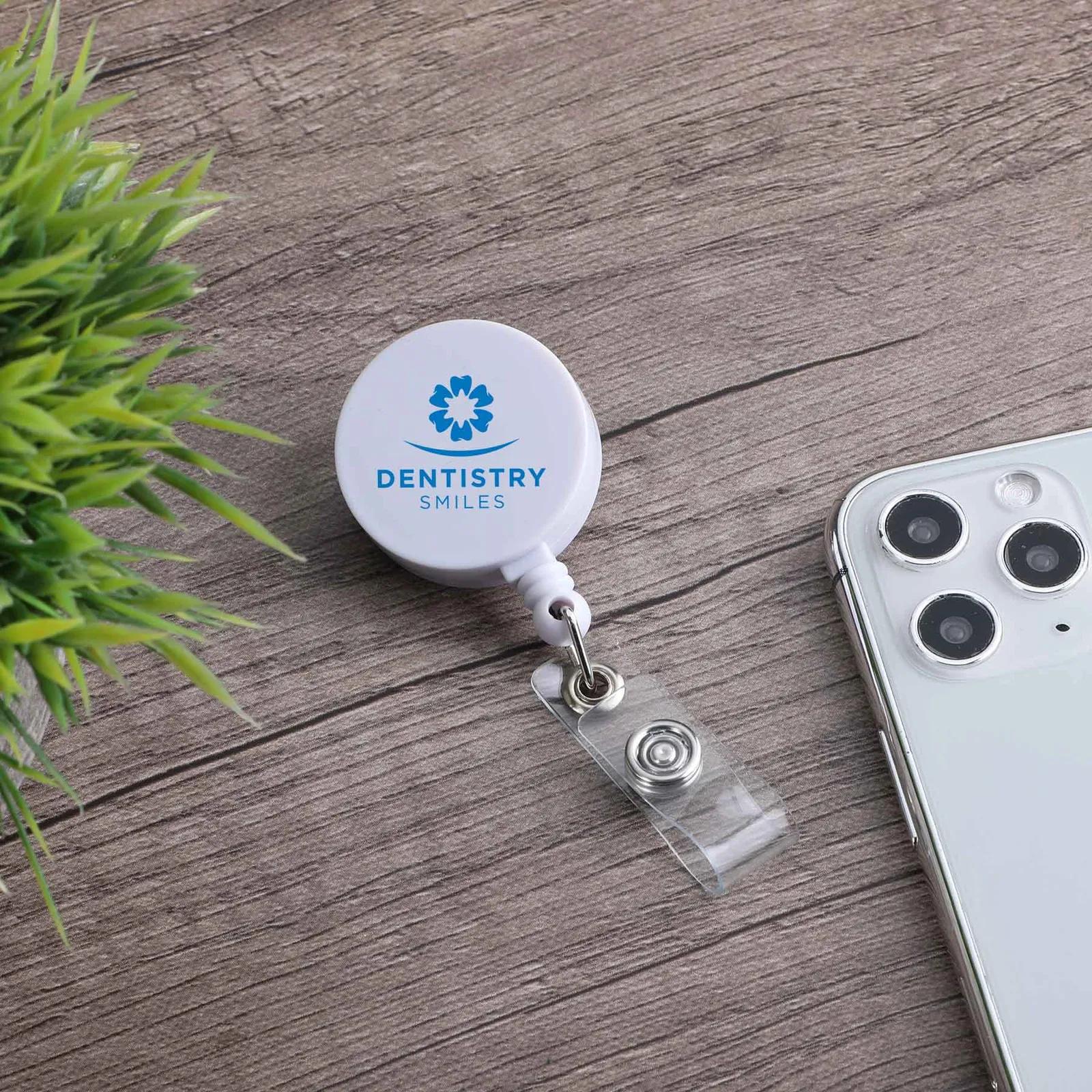 Badge Reel Round Retractable Swivel Clip - 28 in Cord - product view 3