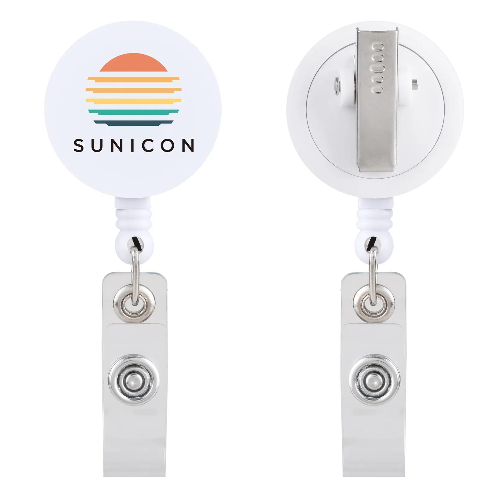 Badge Reel Round Retractable Swivel Clip - 28 in Cord - product view 6