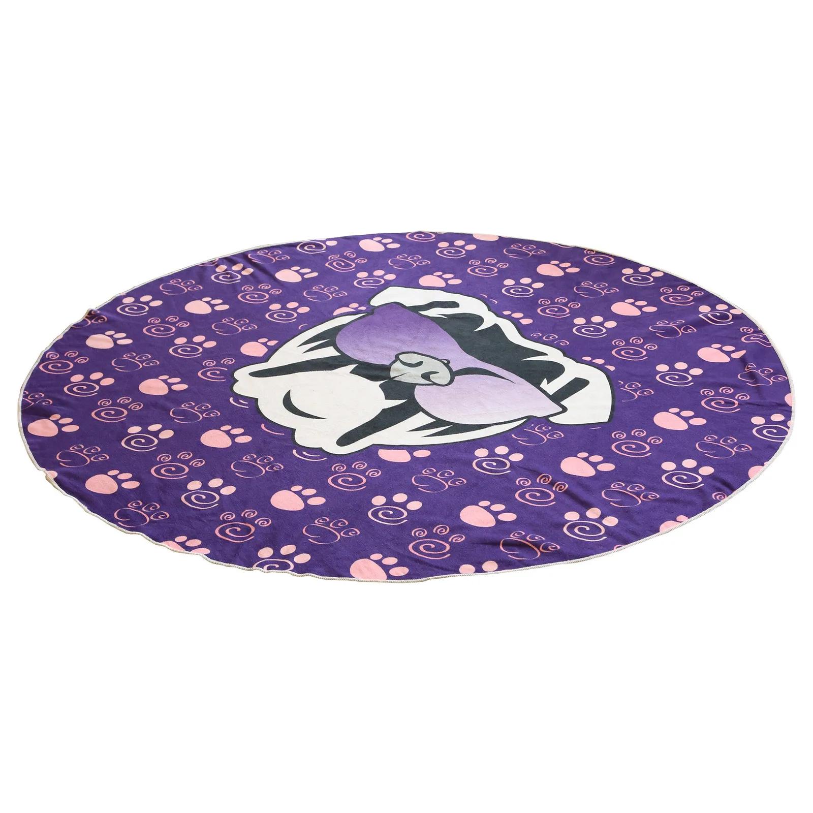 Beach Towel Round Microfiber No Fringe - 59 in DIA - product view 4