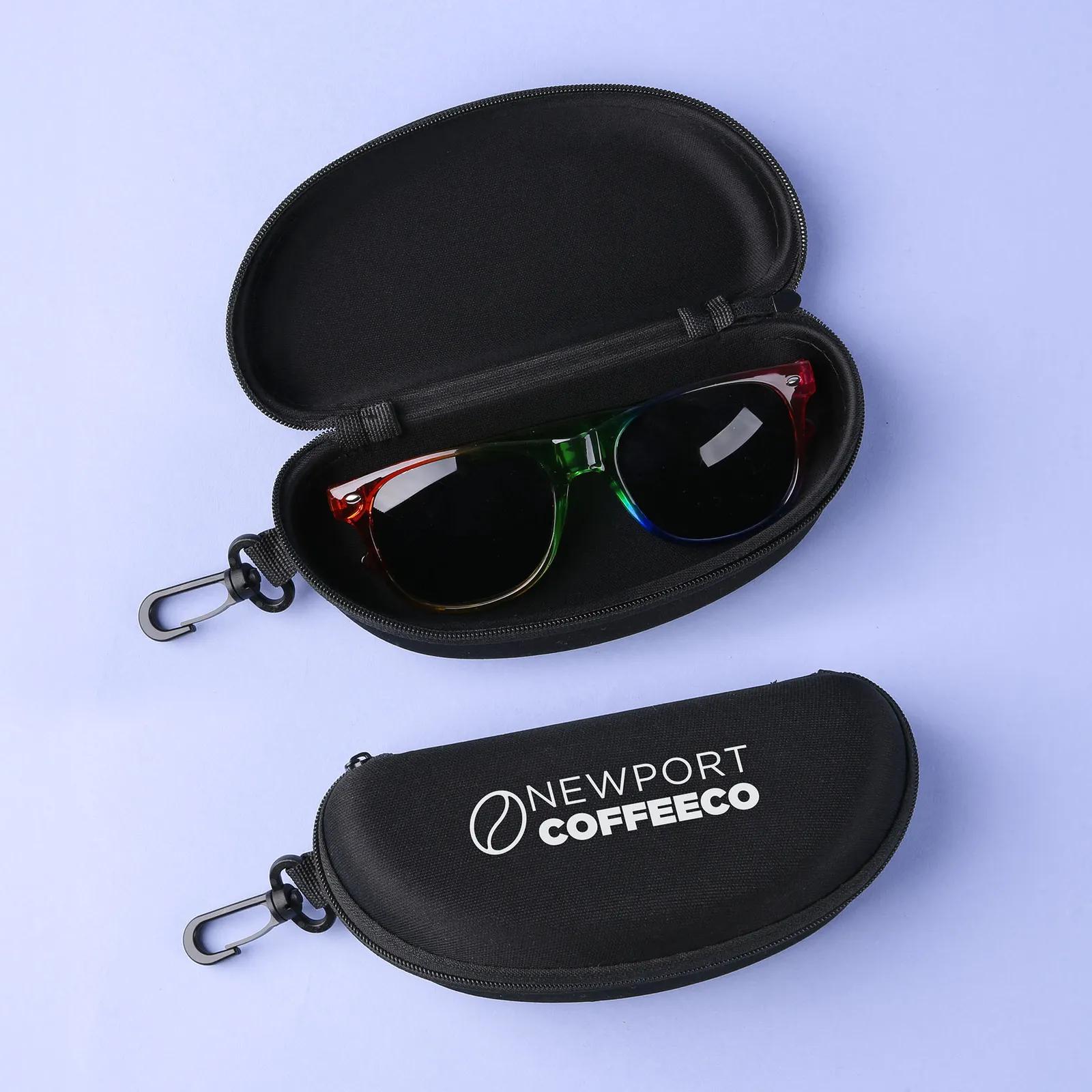 Opty Eyeglass Case with Carabiner Clip - 6.75 x 3.25 in - product view 2