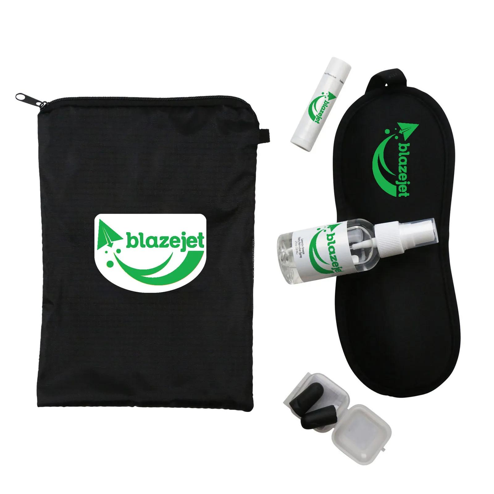 Sleep Kit with Eye Mask and Earplugs - 6 x 8 in - product view 2