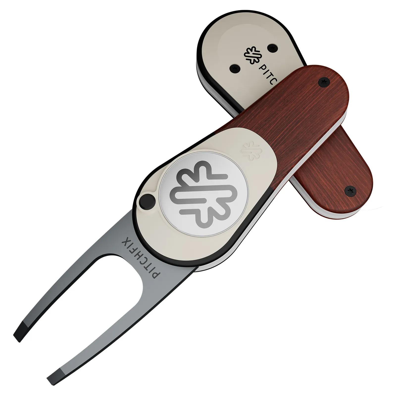 Switchblade Divot Tool with Wood Effect - 3 in - product view 10