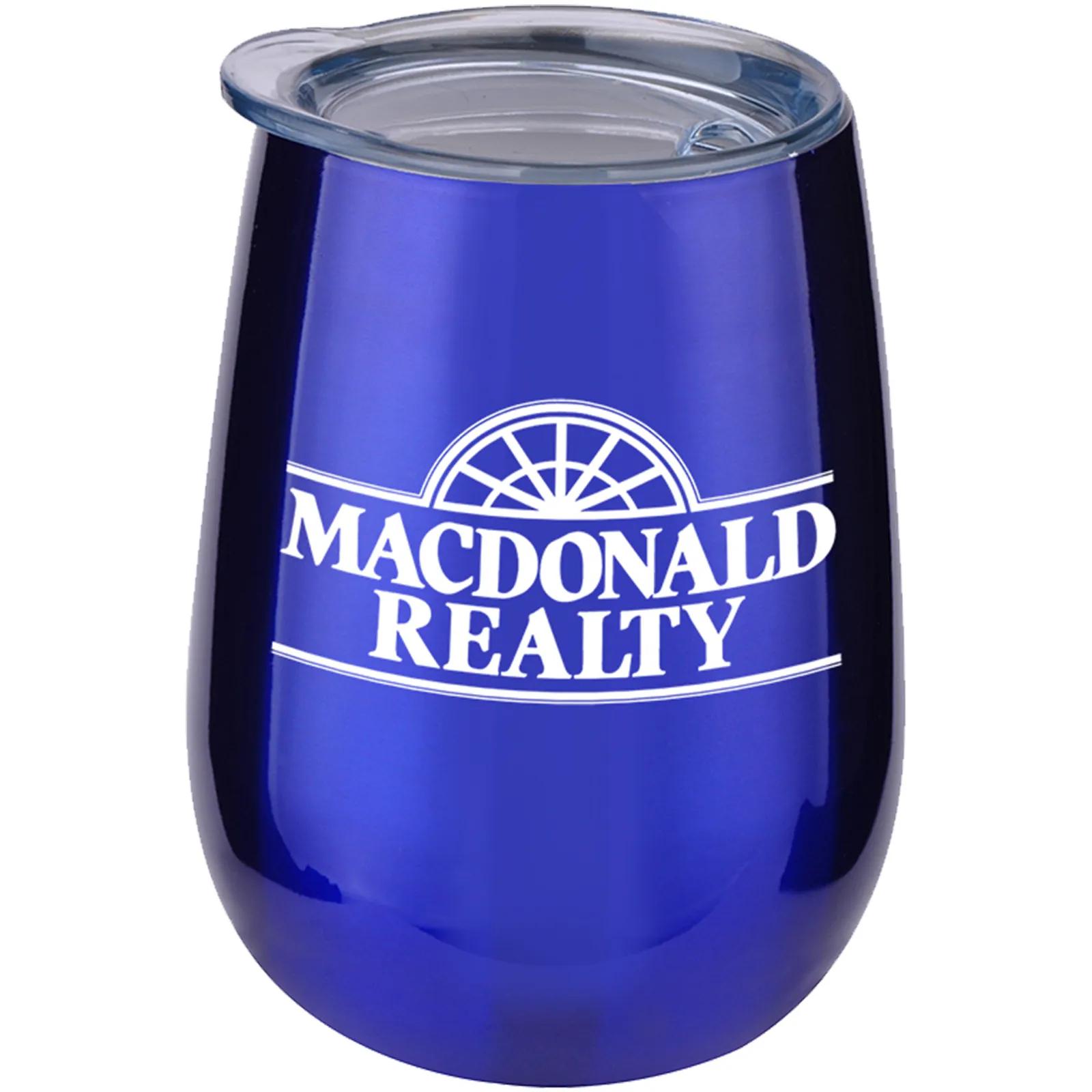 Stemless Wine Tumbler Double Wall Stainless - 10 oz - product view 4