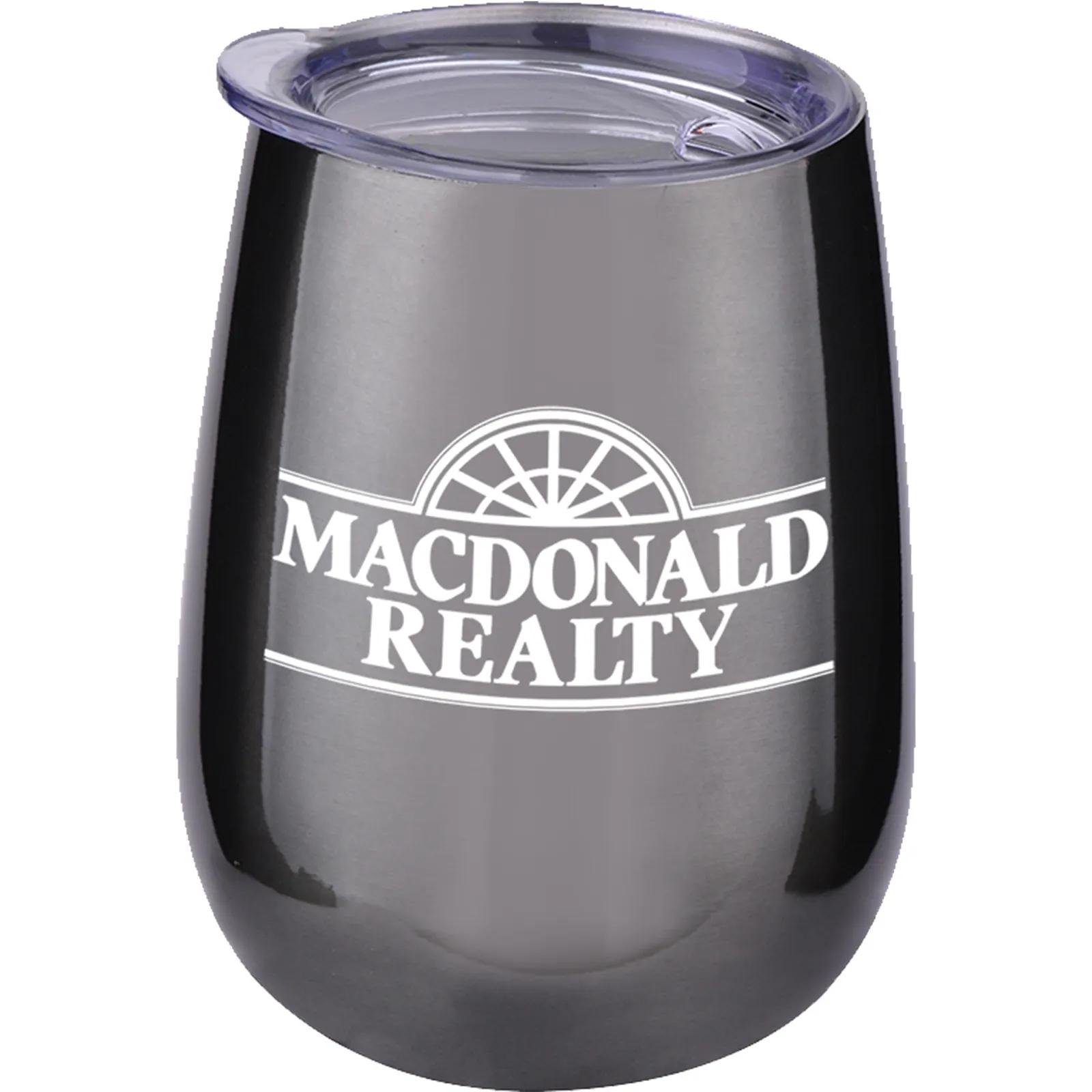 Stemless Wine Tumbler Double Wall Stainless - 10 oz - product view 5