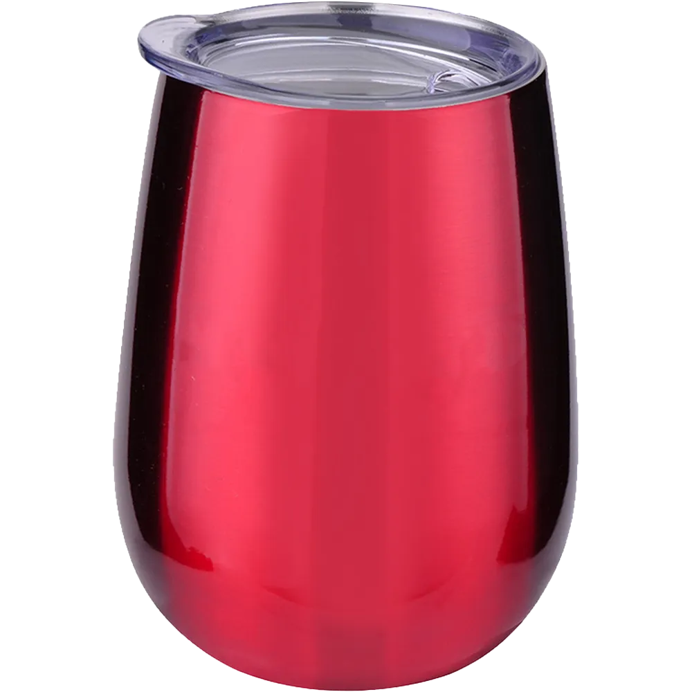 Stemless Wine Tumbler Double Wall Stainless - 10 oz - blank view 9