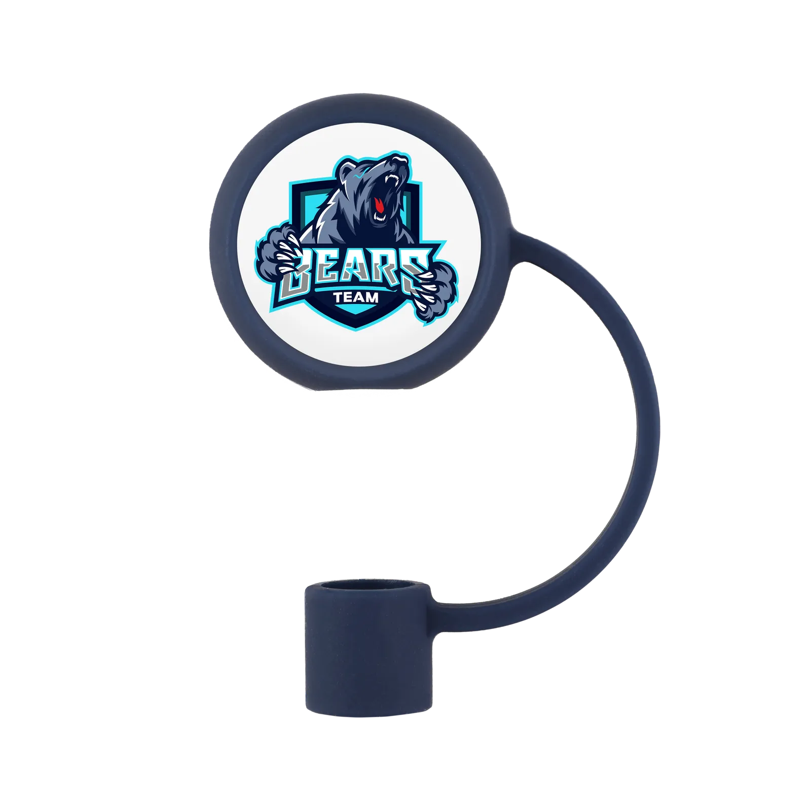 Straw Topper Circle Silicone Flexible Stretch Fit - product view 8