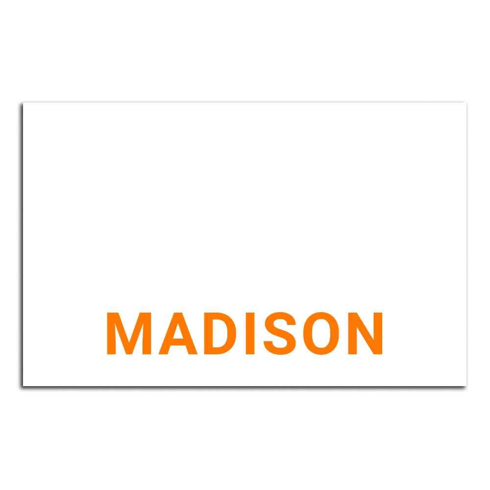 Name Badge Plastic Express Full Color - 2 x 3 in - blank view 2