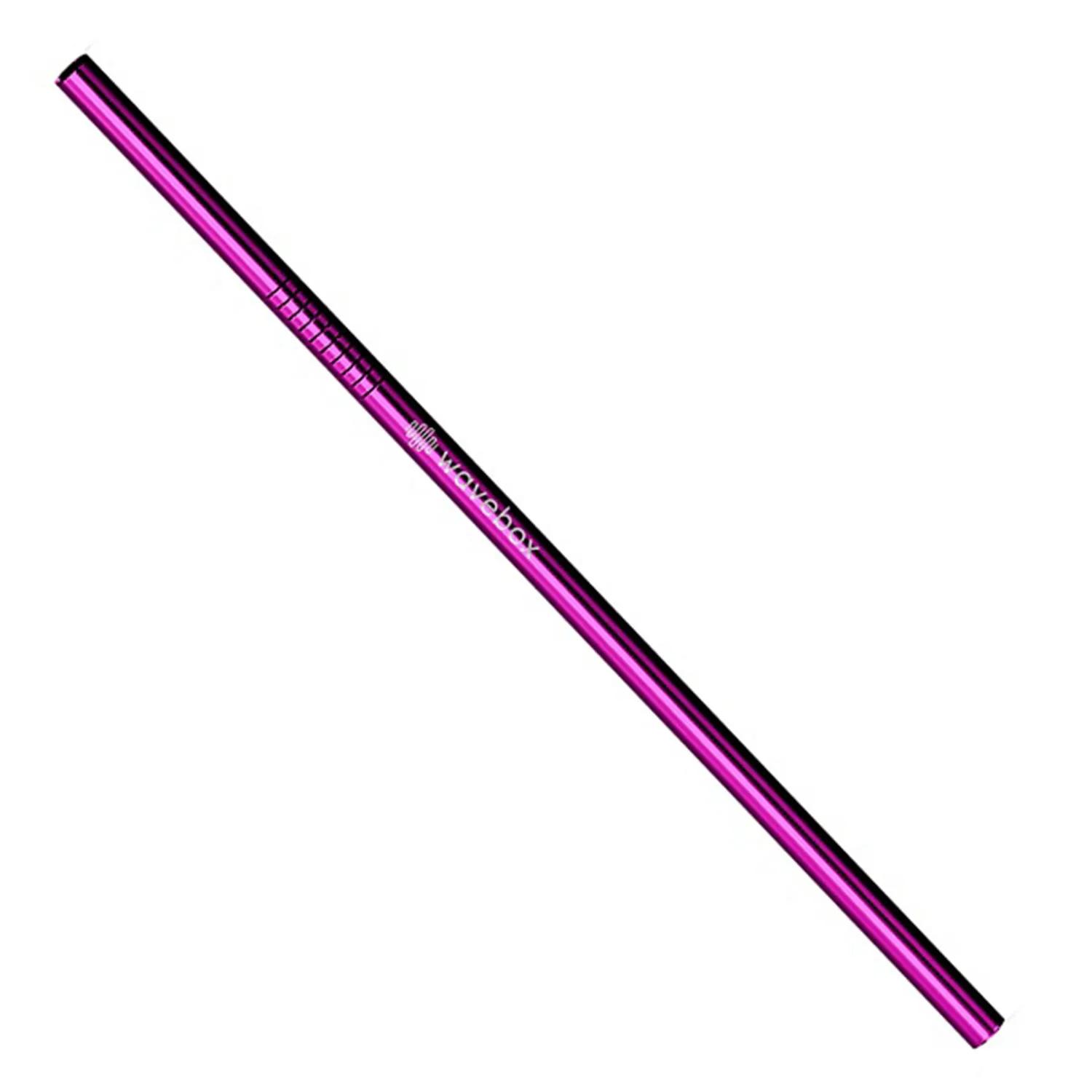Straw Stainless Steel Straight Reusable - 8.5 in (Violet)