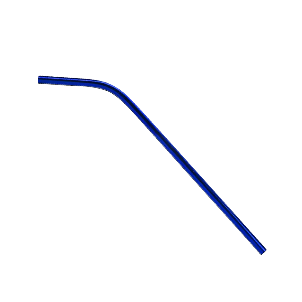 Stainless Steel Straws Bent Design - 9 in (Individual) - blank view 4