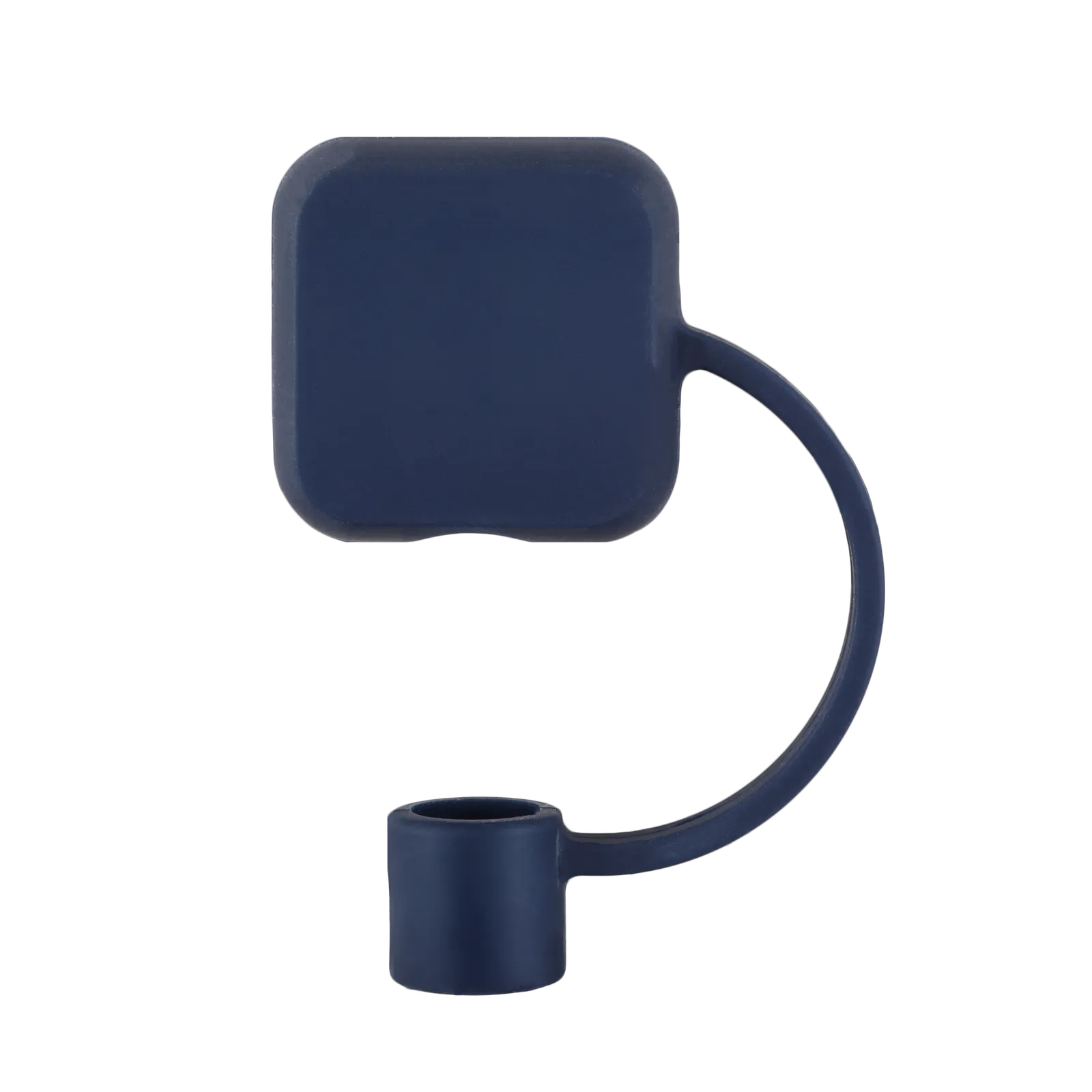 Silicone Straw Topper Square Design - 1.16 x 1.16 in - blank view 11