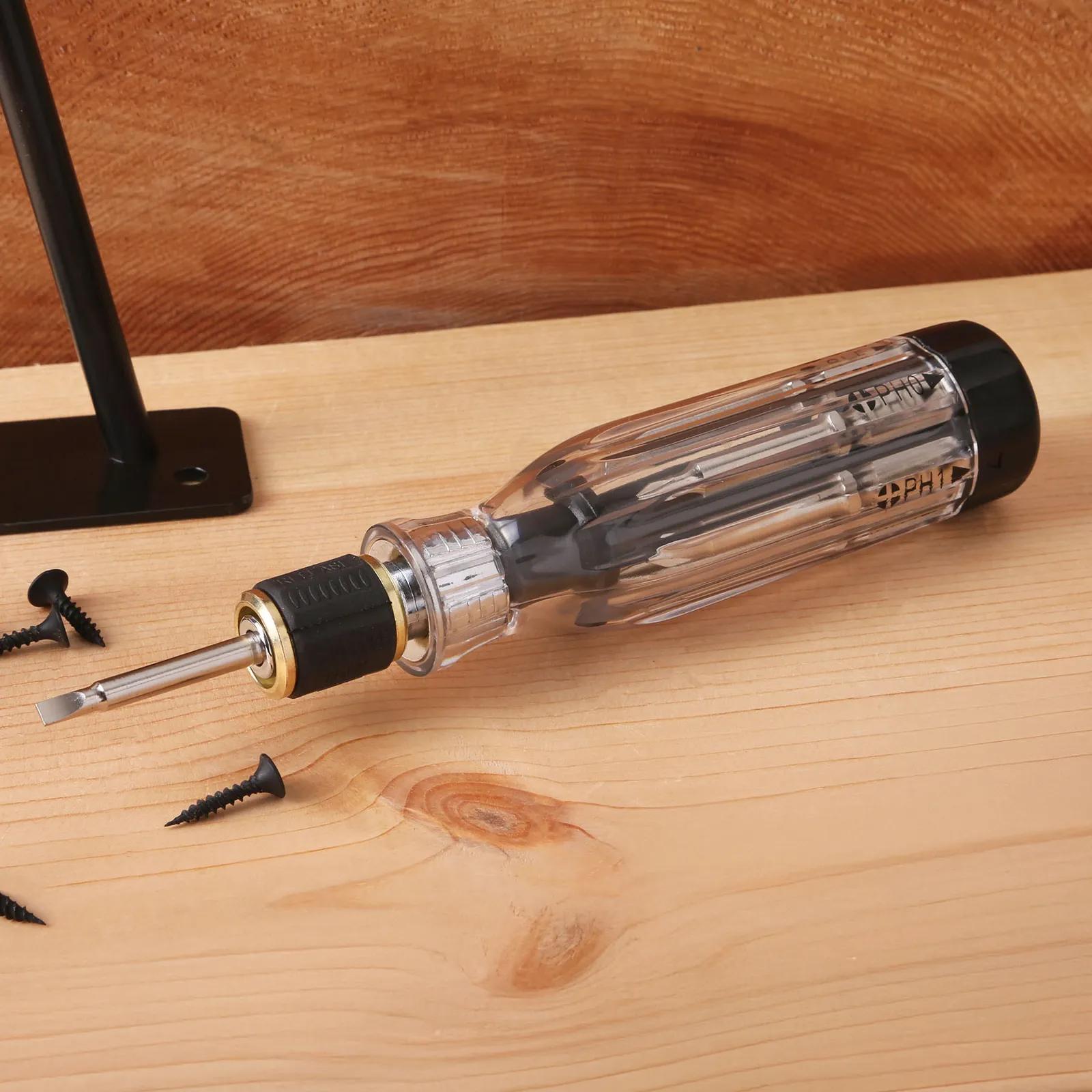 Screwdriver 6-in-1 Quick Release with Storage - 6 in - product view 2