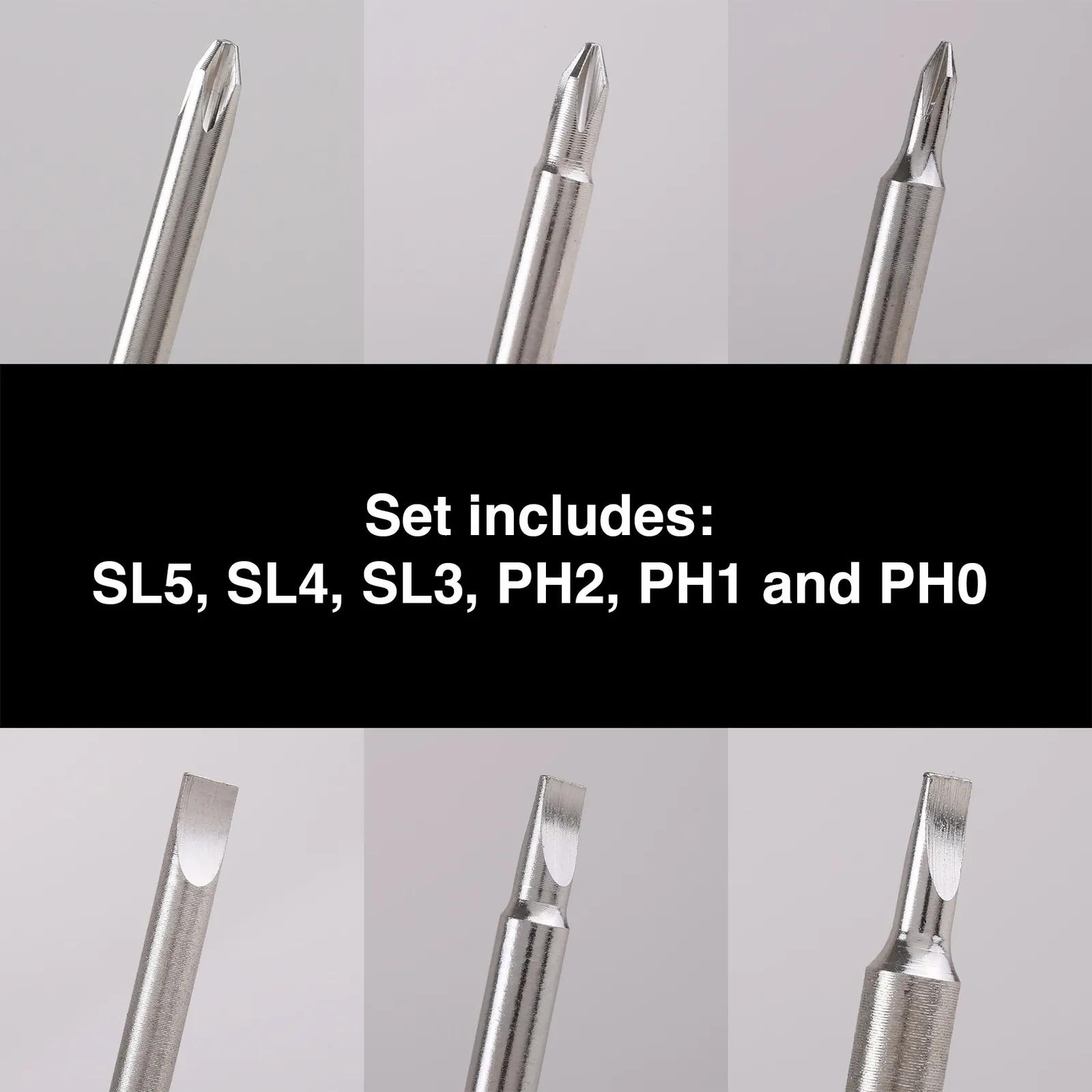 Screwdriver 6-in-1 Quick Release with Storage - 6 in - product view 8