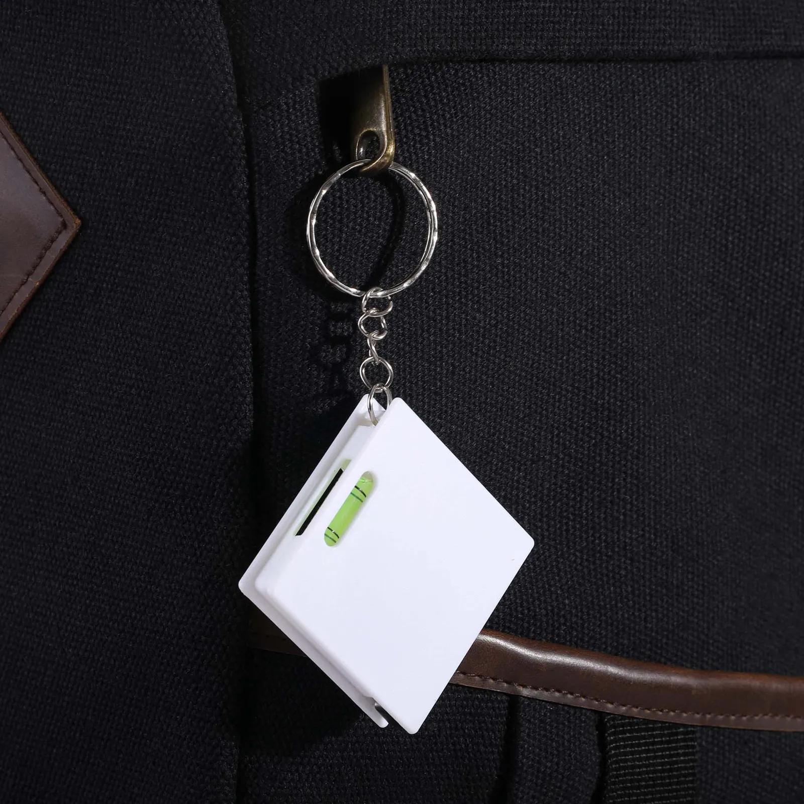 Keychain Tape Measure with Built-in Level - 3 ft - blank view 7