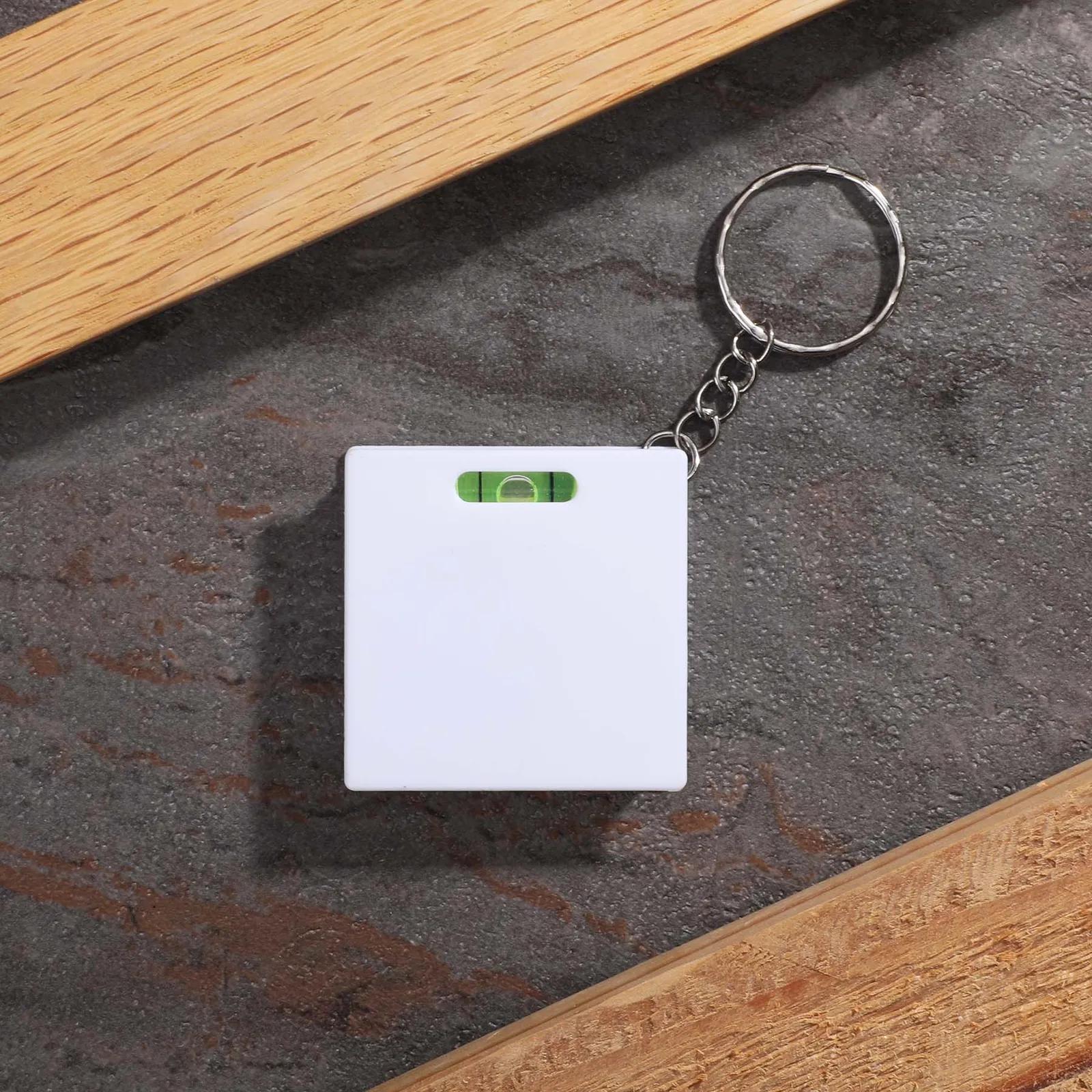 Keychain Tape Measure with Built-in Level - 3 ft - blank view 8