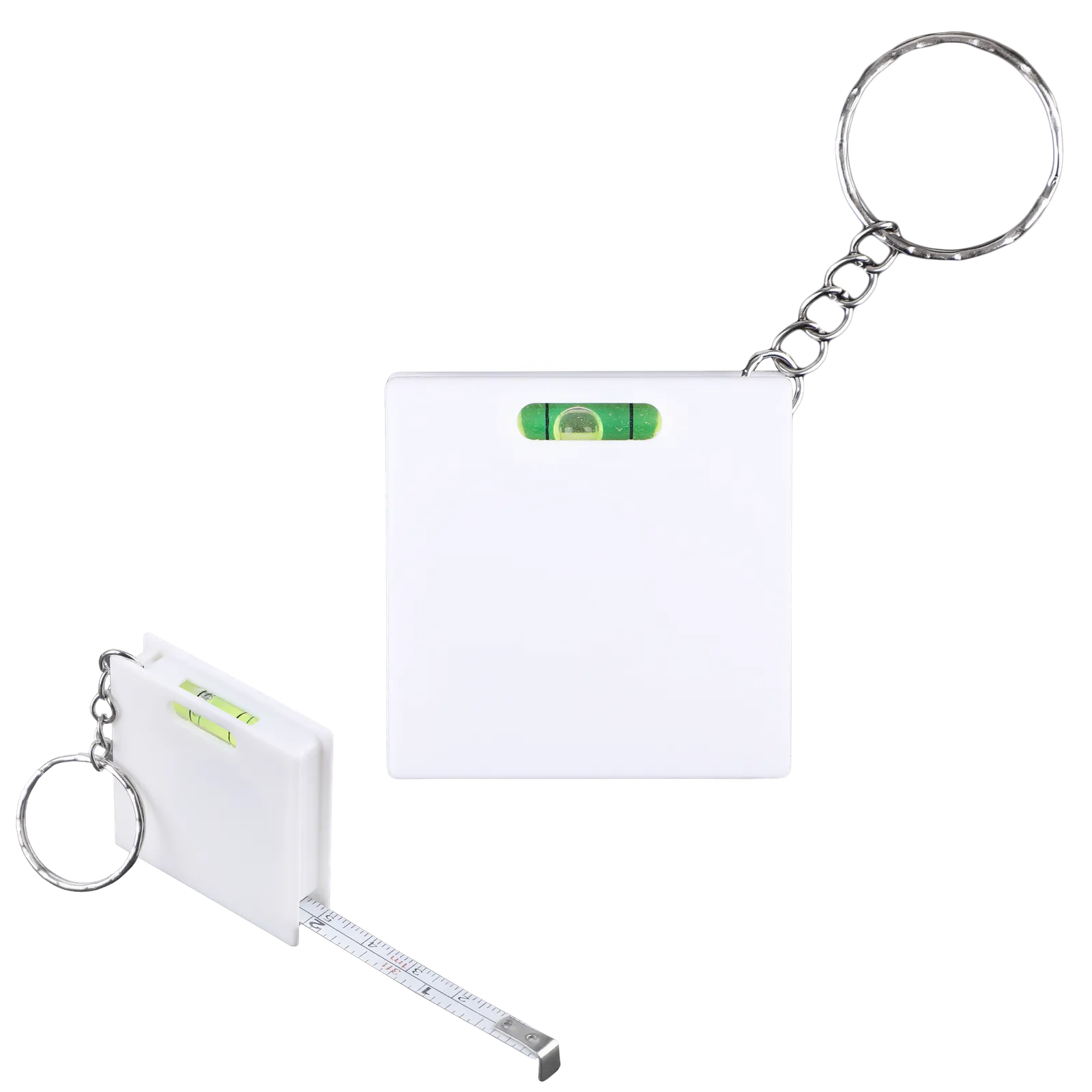 Keychain Tape Measure with Built-in Level - 3 ft - blank view 11