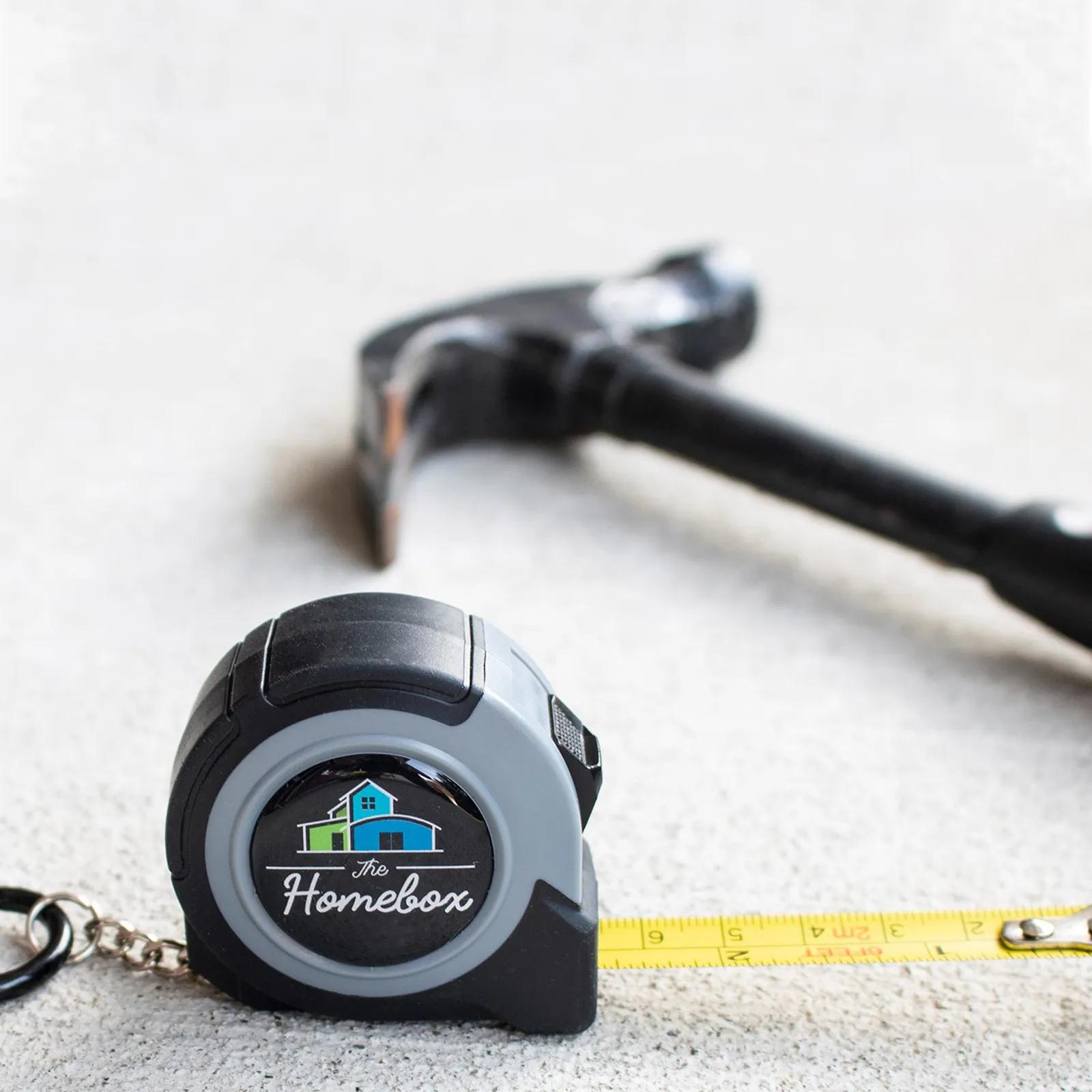 Tape Measure Compact with Carabiner Clip - 6 ft