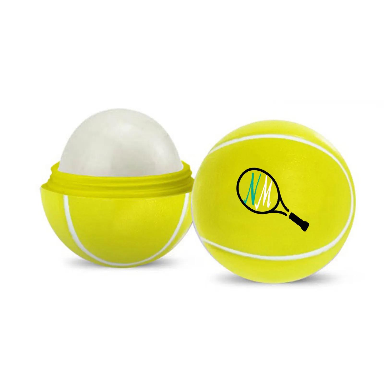 Lip Moisturizer Tennis Ball Shaped Natural - 1.5 in - product view 2