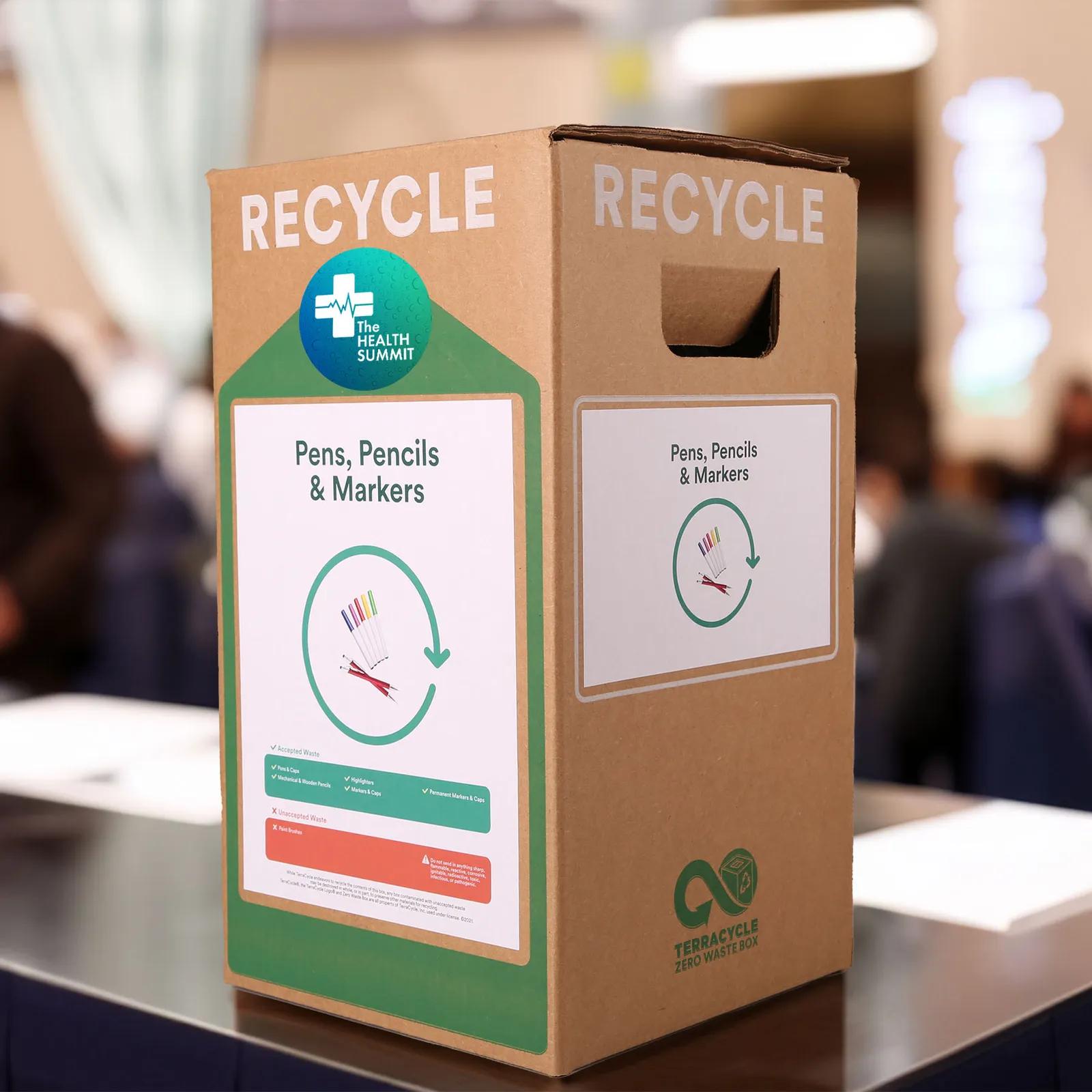 Zero Waste Collection Box for Writing Instruments - 11 x 11 x 20 in - product view 3