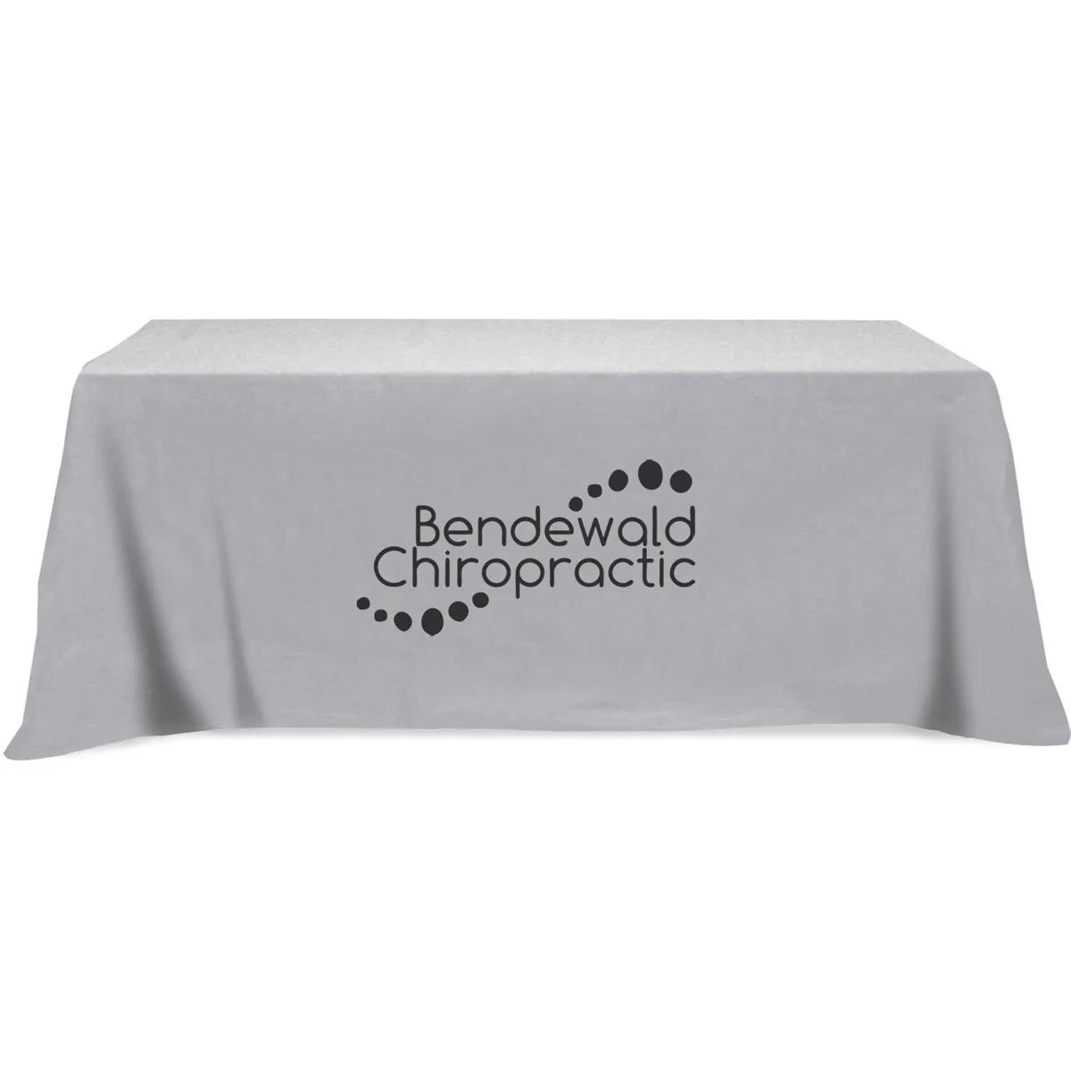 Table Cover 4-Sided Poly-Cotton Flat - 8 ft (153 x 87 in) - product view 4