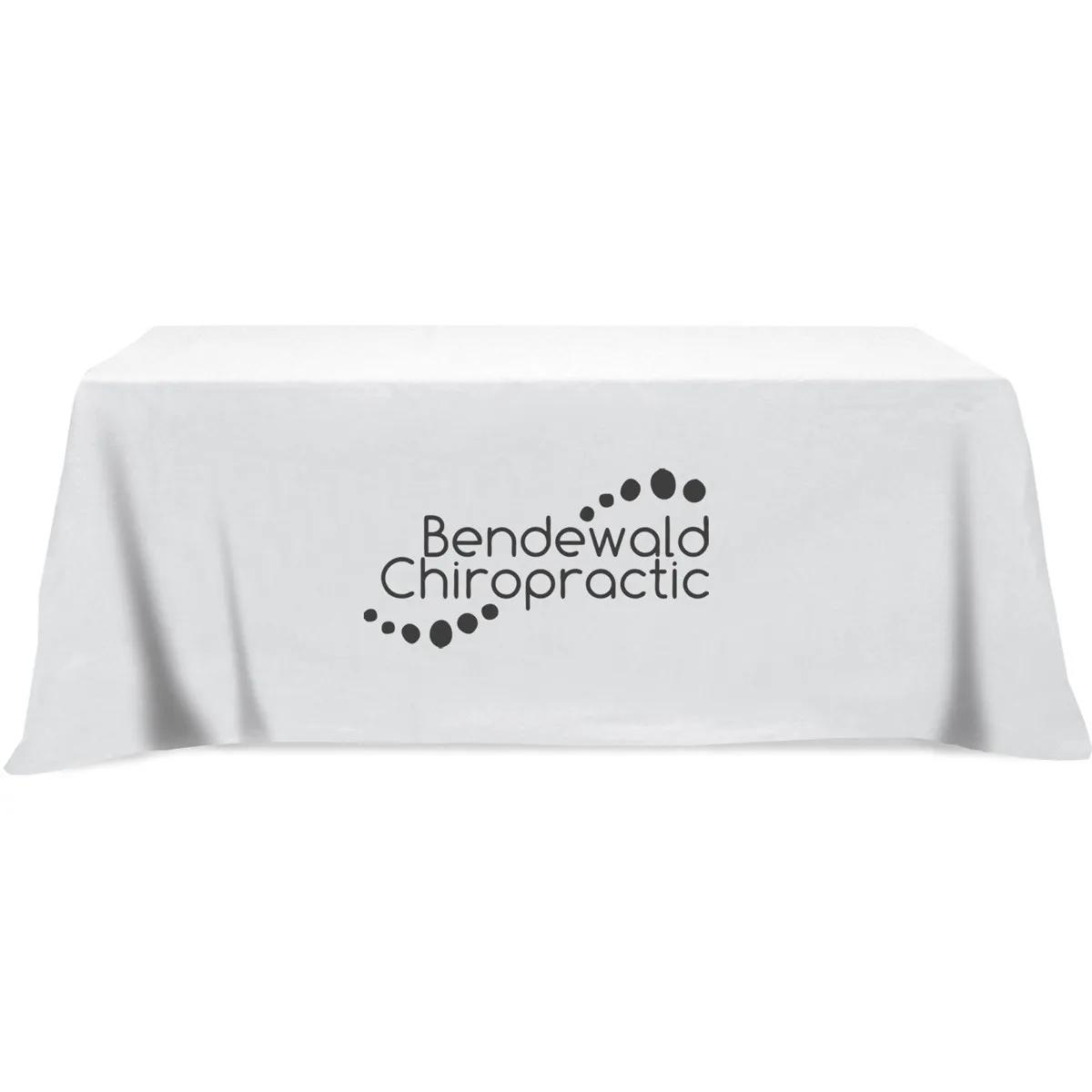 Table Cover 4-Sided Poly-Cotton Flat - 8 ft (153 x 87 in) - product view 8