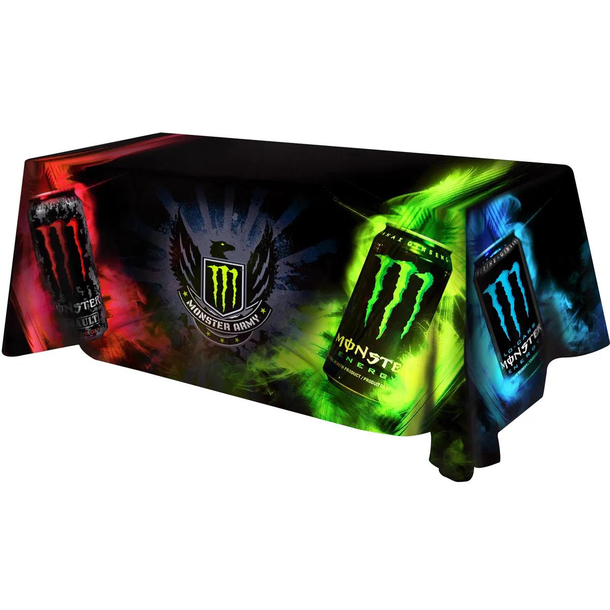 Table Cover rPET Polyester 4-Sided Dye Sub - 8 ft