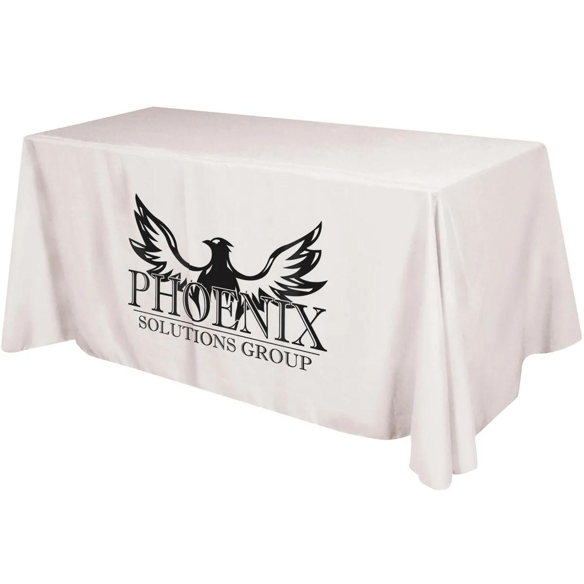 Table Cover Polyester Flat 3-Sided Standard - 6 ft - product view 4