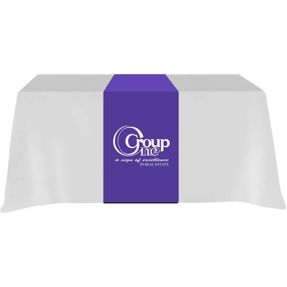 Table Runner Poly-Cotton Front Top with 12-inch Back - product view 5