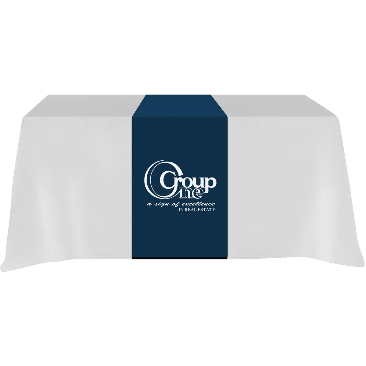 Table Runner Poly-Cotton Front Top with 12-inch Back - product view 7