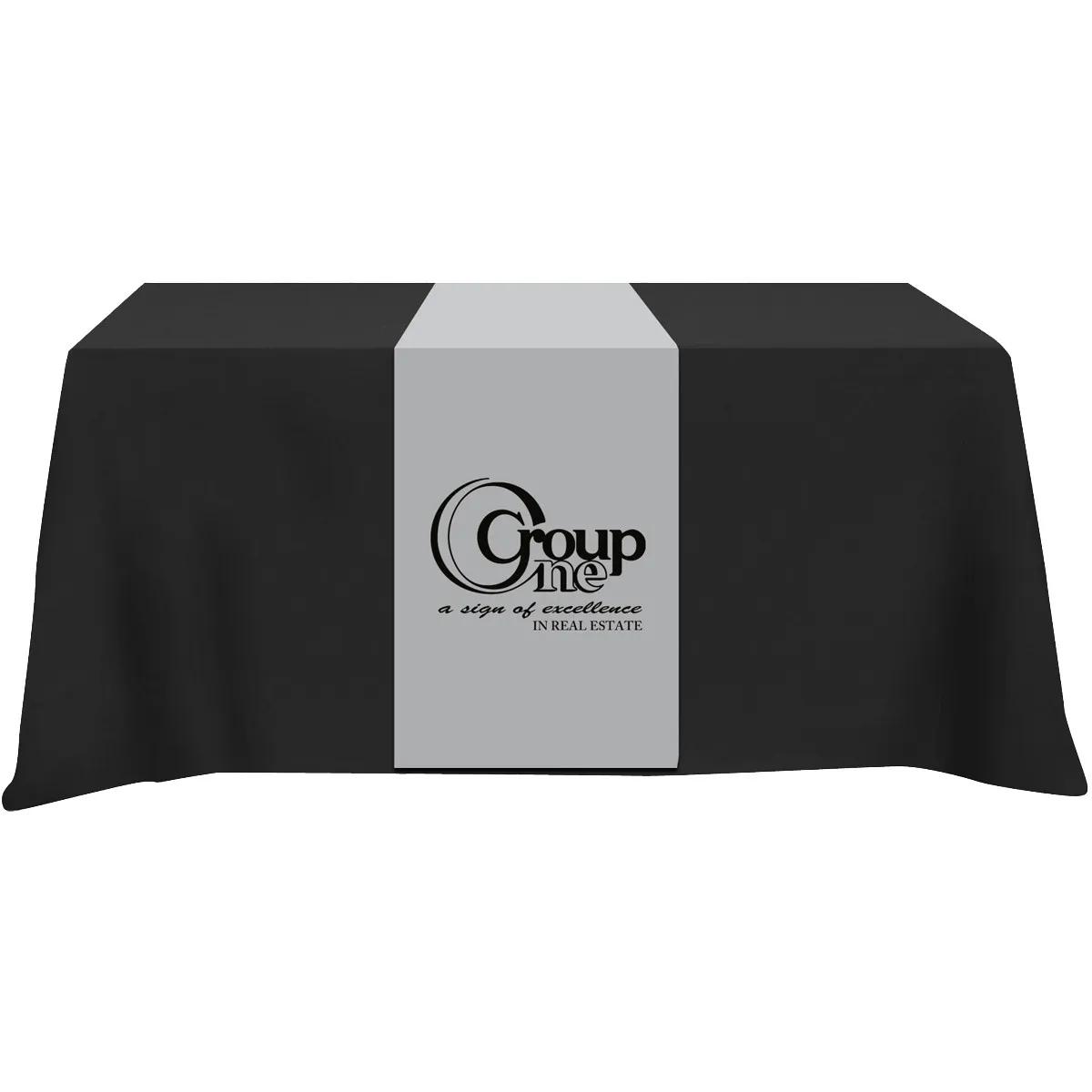 Table Runner Poly-Cotton Full Coverage Front Top Back - product view 4