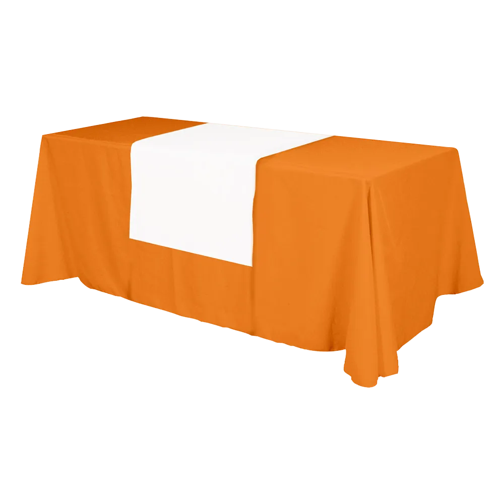 Table Runner rPET Polyester Dye Sub - 28 x 48 in - blank view 2