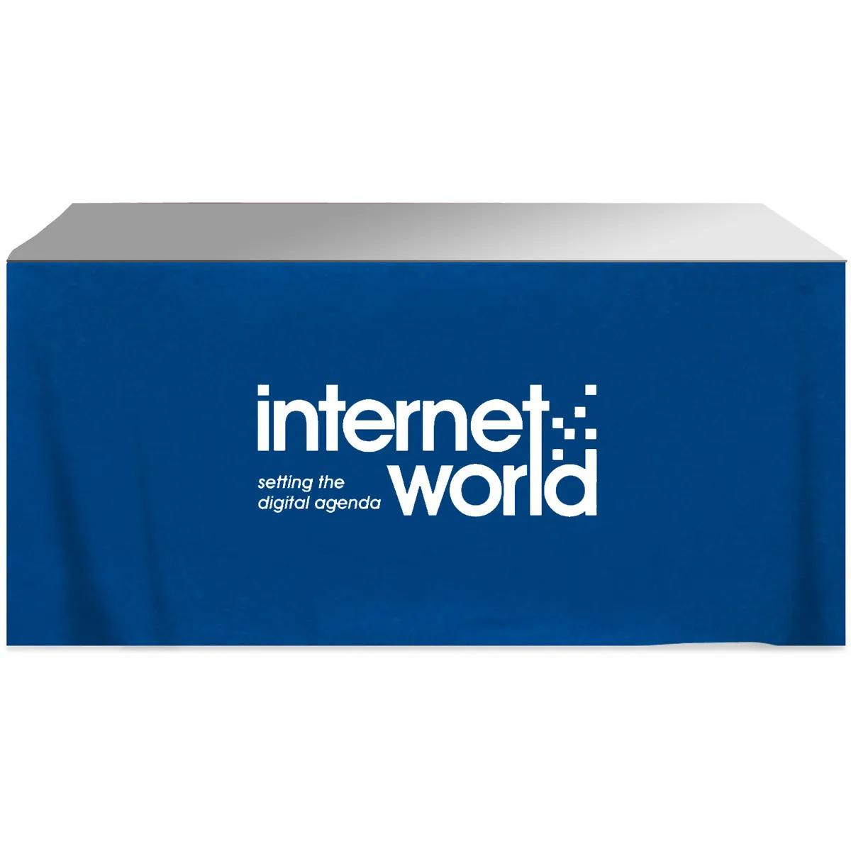 Table Skirt 4-Sided Poly Cotton - 6 ft