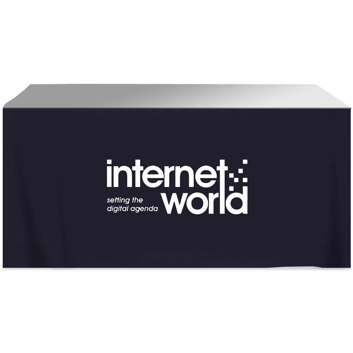 Table Skirt 4-Sided Poly Cotton - 6 ft - product view 7