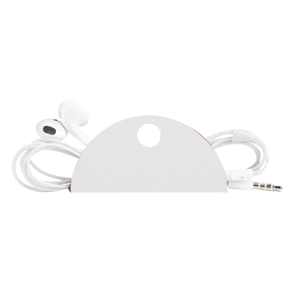 Cord Organizer Neoprene Round Tech Taco - 4.25 in - blank view 2