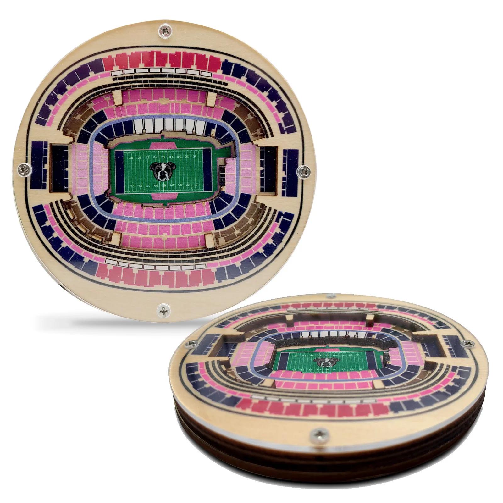 Layered Wood Coaster Birch with Clear Acrylic Top - 3 1/2 in - product view 14