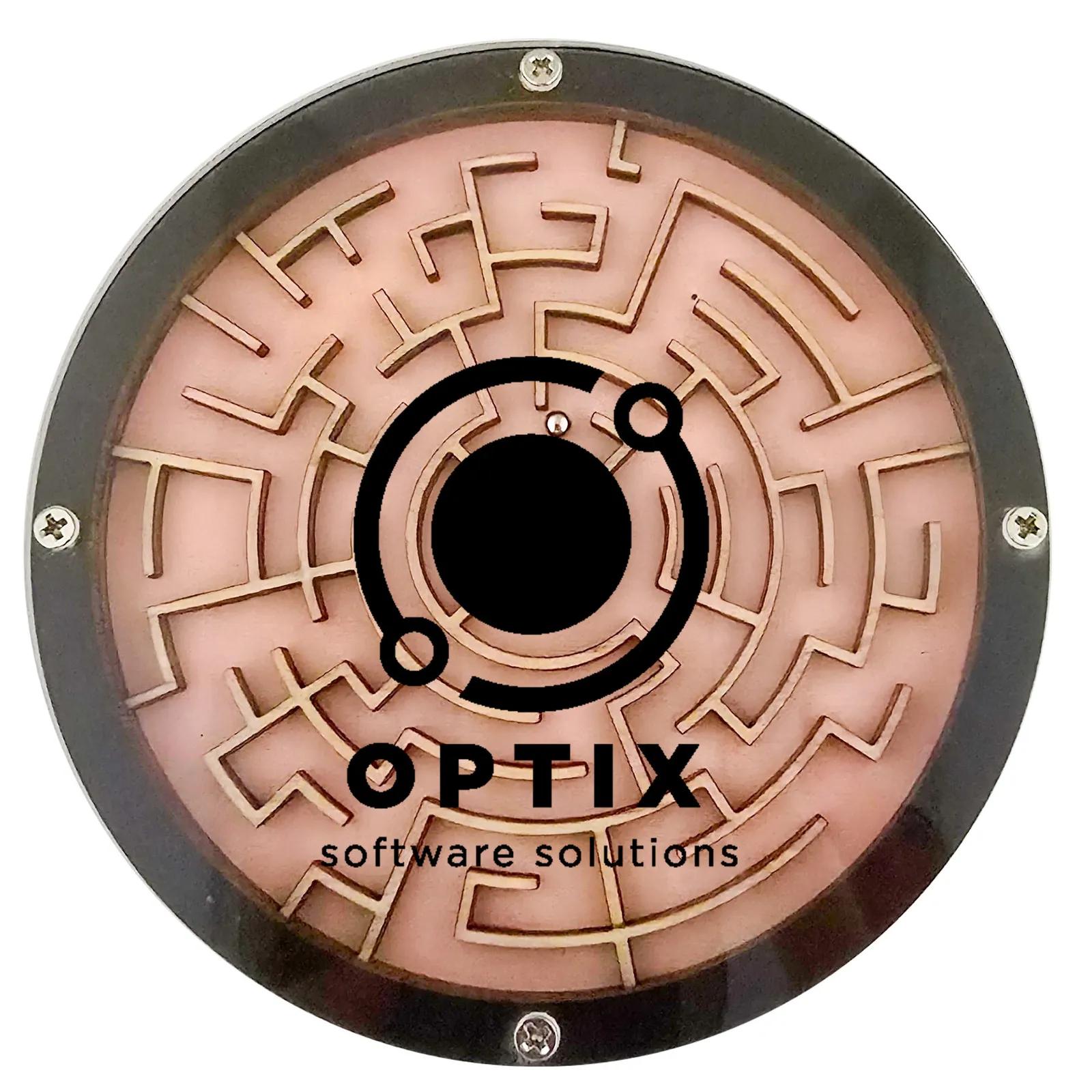 Coaster Layered Wood Interactive Maze - 4 in - product view 3