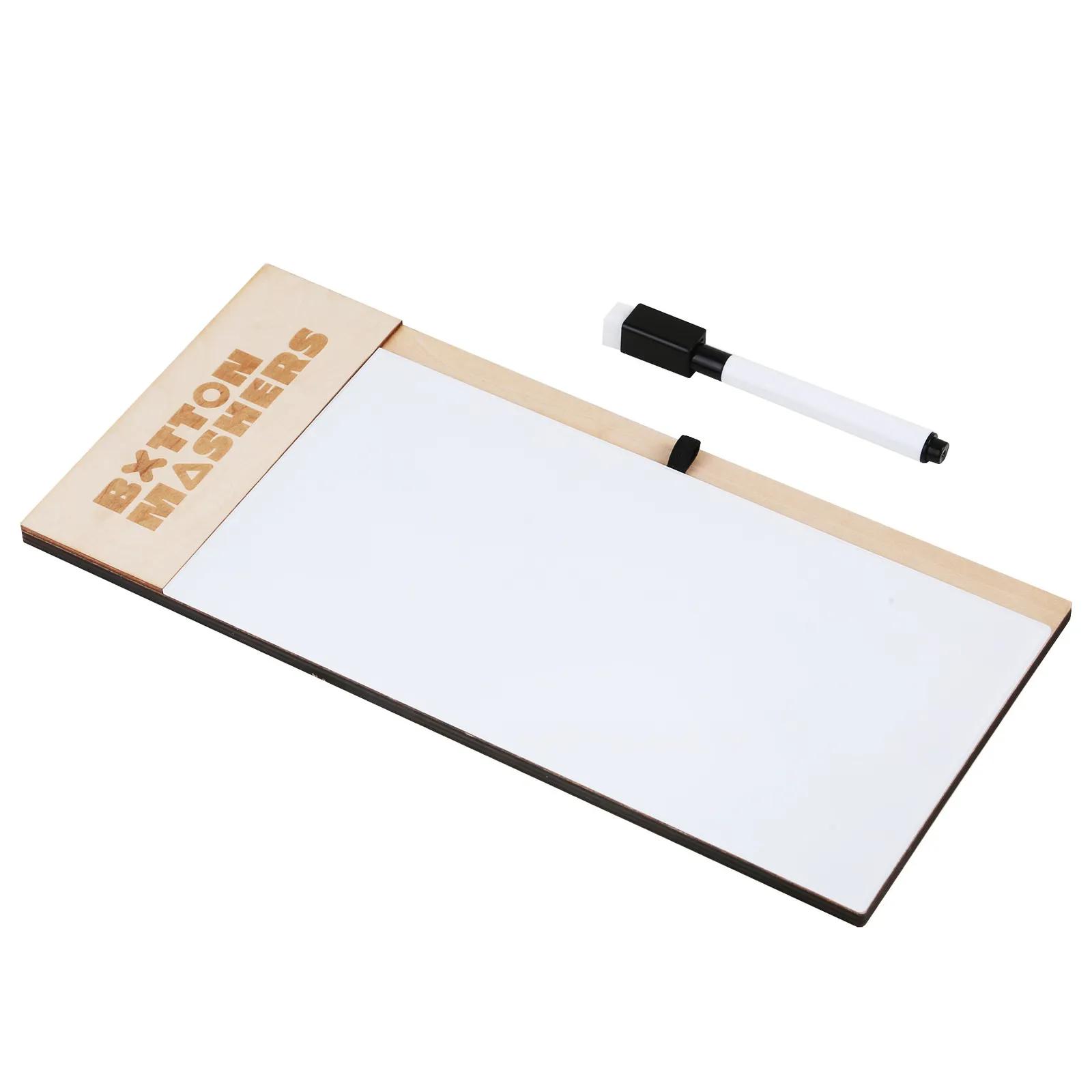 Dry Erase Board Wood with Marker - 5 x 11 in - product view 4