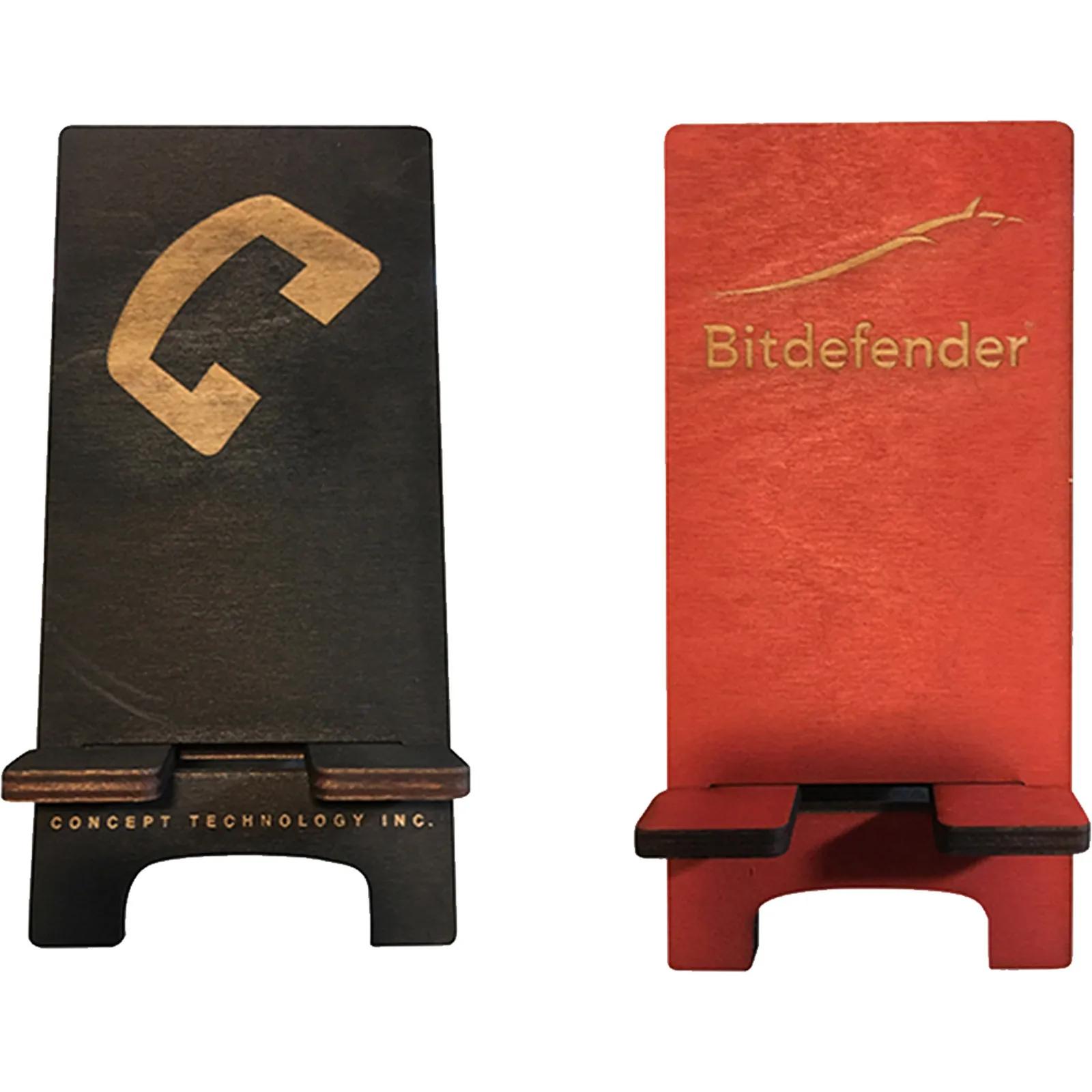 Phone Stand Wood Birch Charging Compatible - 4 x 7 in - product view 3