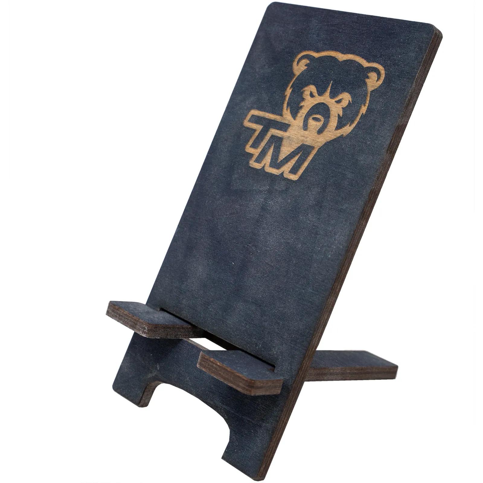 Phone Stand Wood Birch Charging Compatible - 4 x 7 in - product view 7