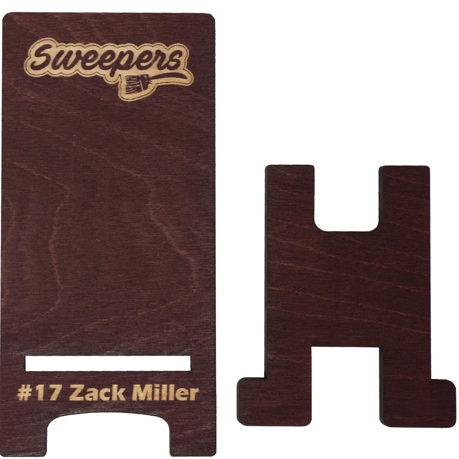 Phone Stand Wood Birch Charging Compatible - 4 x 7 in - product view 10